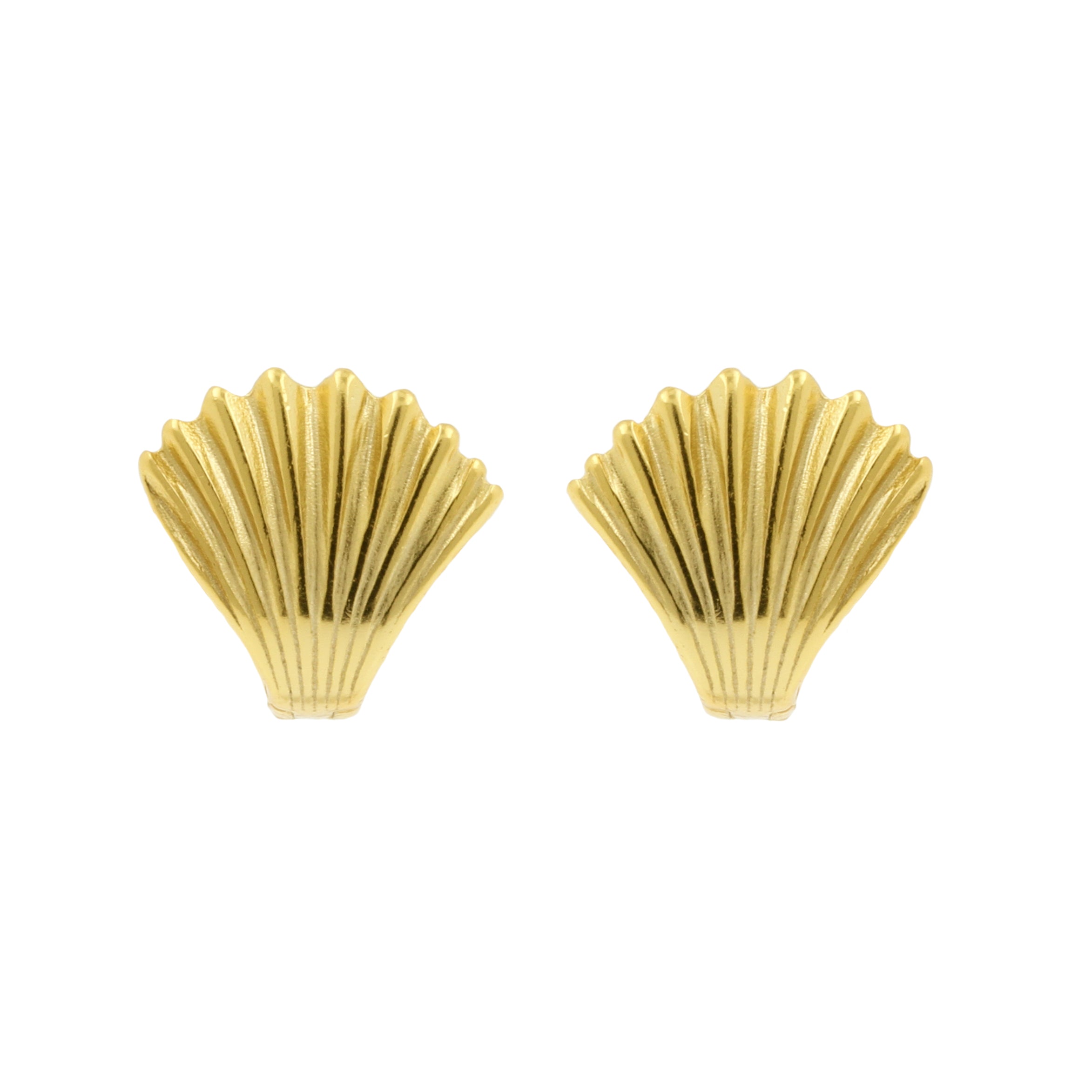 925 Silver Ear Clickers - Shell Gold