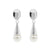 925 Silver Earstud Hangers - Pearl Cone Silver