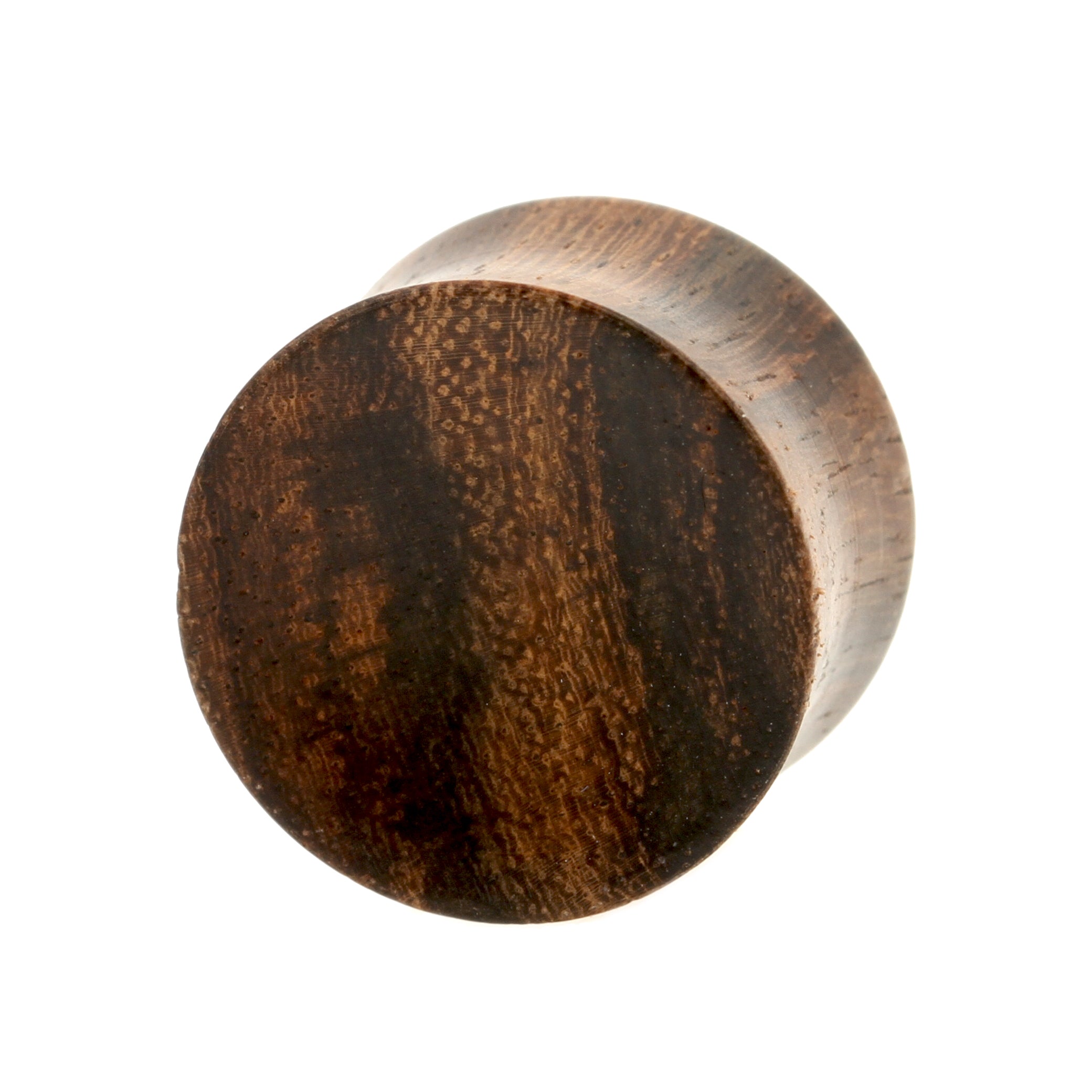 Wood Concave Plug - Sono Dark Brown