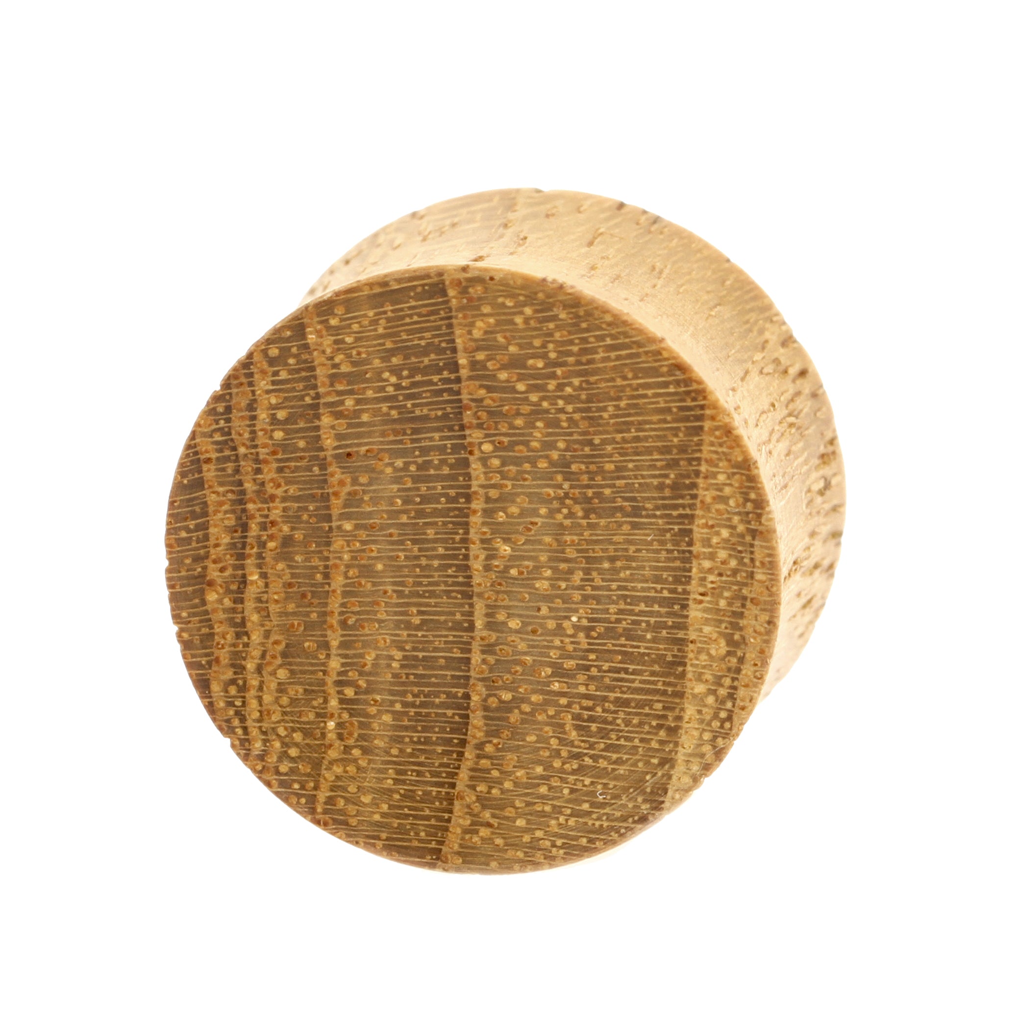 Wood Concave Plug - Teak Brown