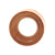 Wood Double Flared Tunnel - Crocodile Red Brown