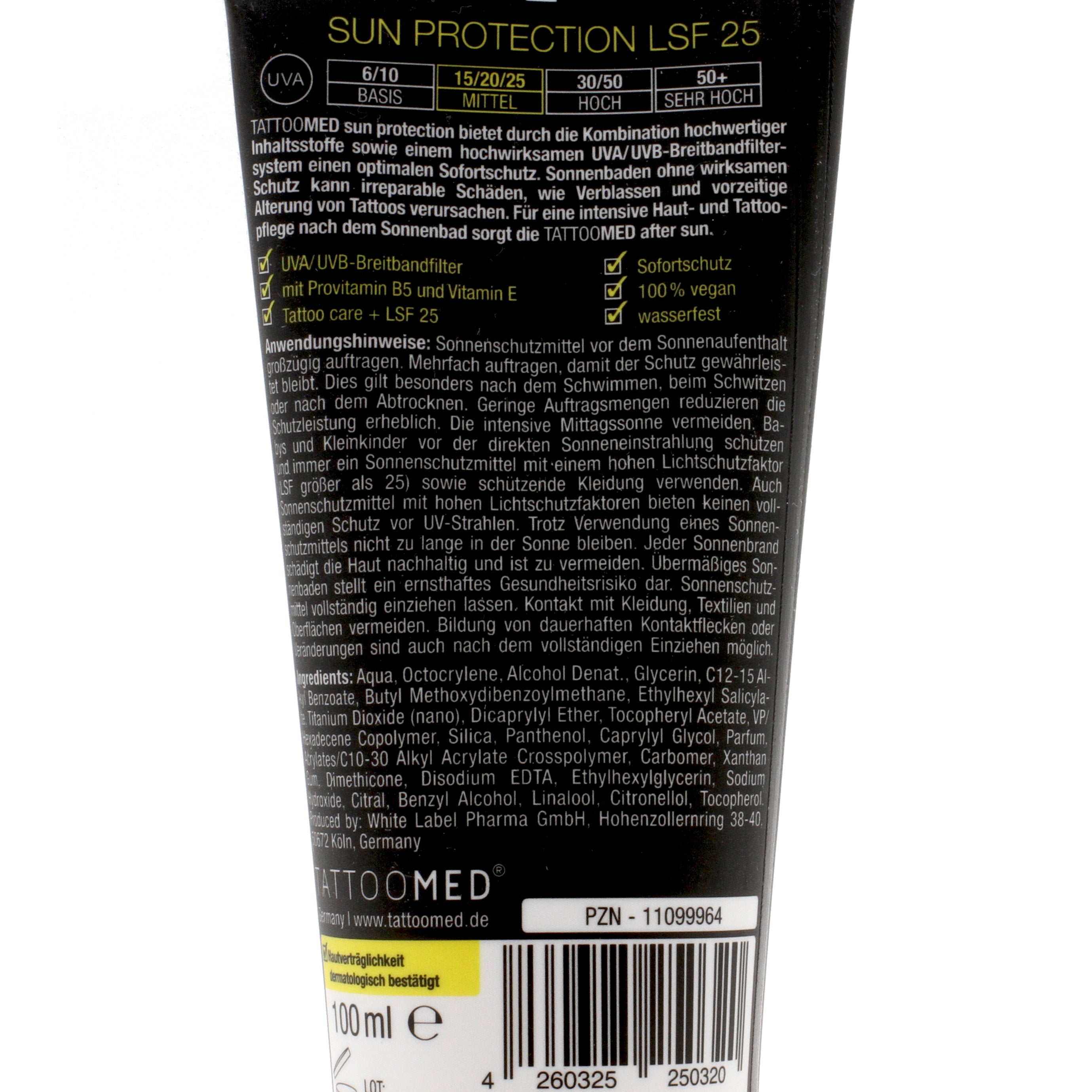 TattooMed Sun Protection SPF25