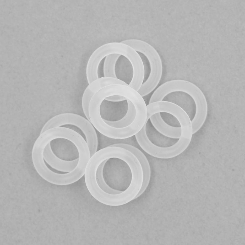 Silicone Spare O-rings - 10 pcs Clear