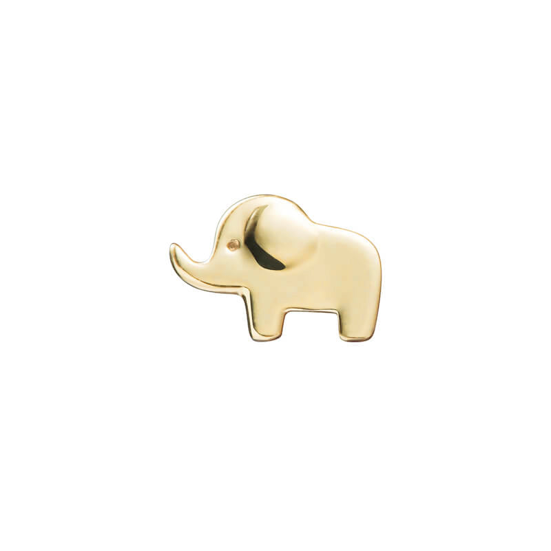 14 Karat Gold Elephant