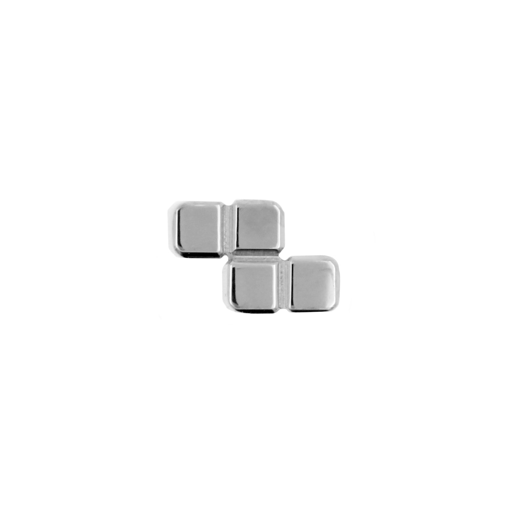 Titanium Tetromino - Z - Silver