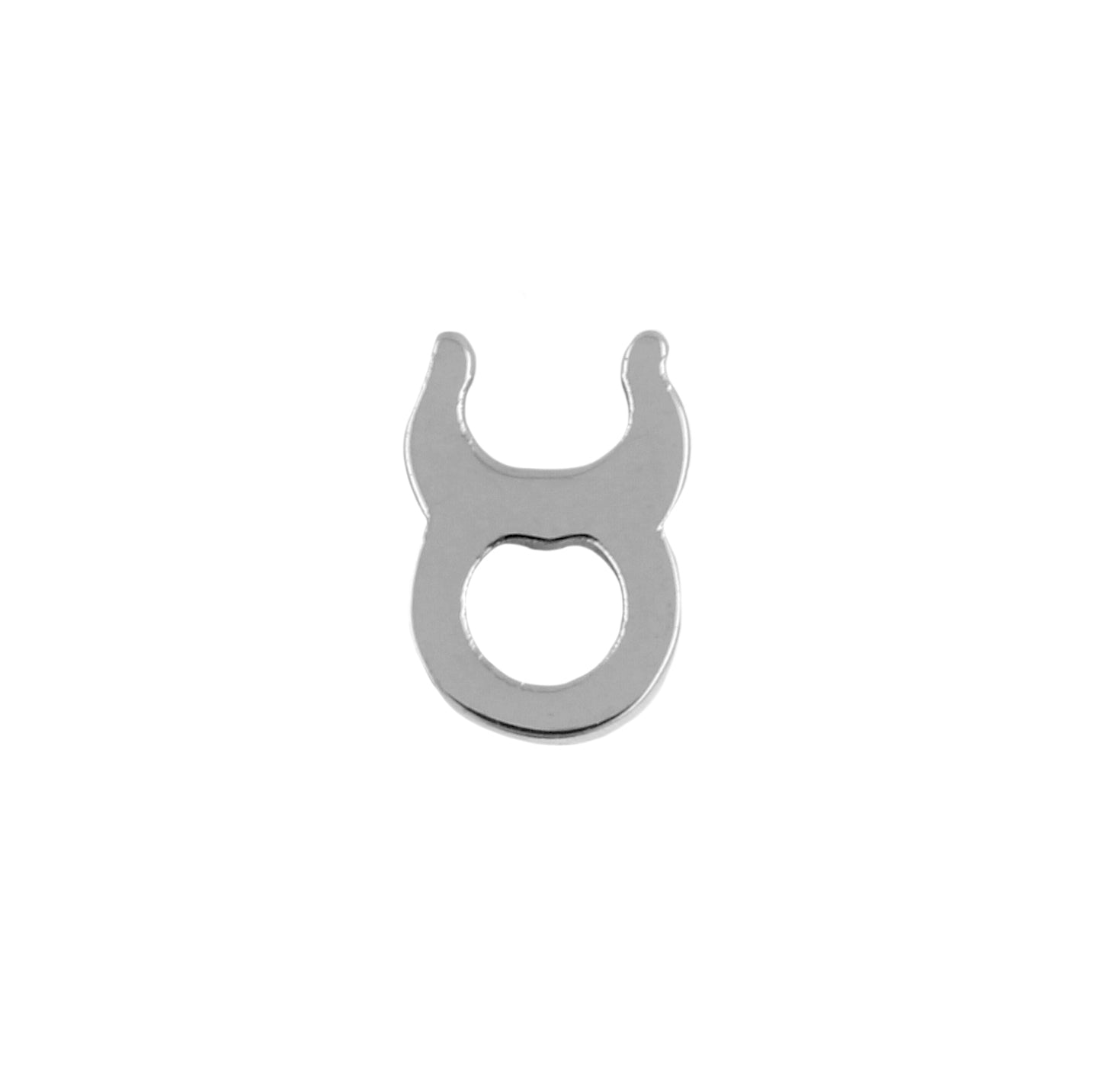 Titanium Zodiac Sign Taurus Silver