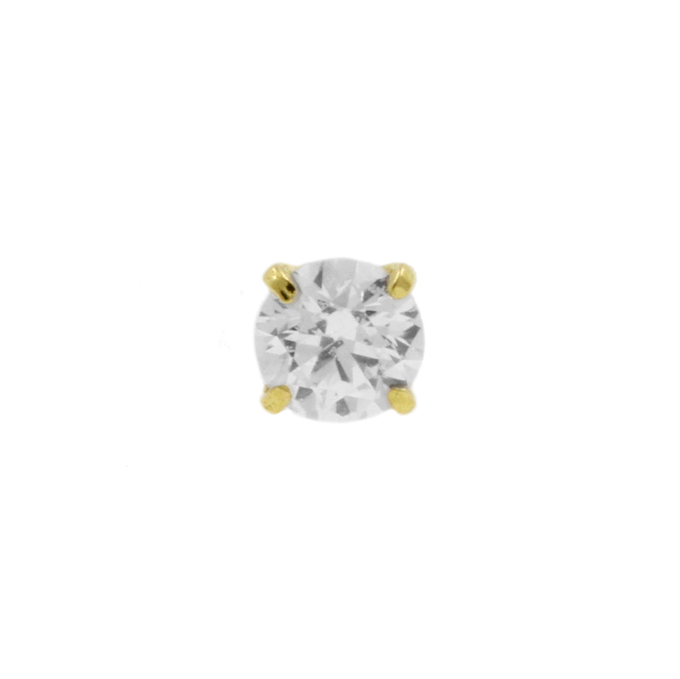 18 Karat Gold Threaded Zirconia - 2,5 mm