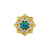 18 Karat Gold Vintage Opal Zirconia - Star