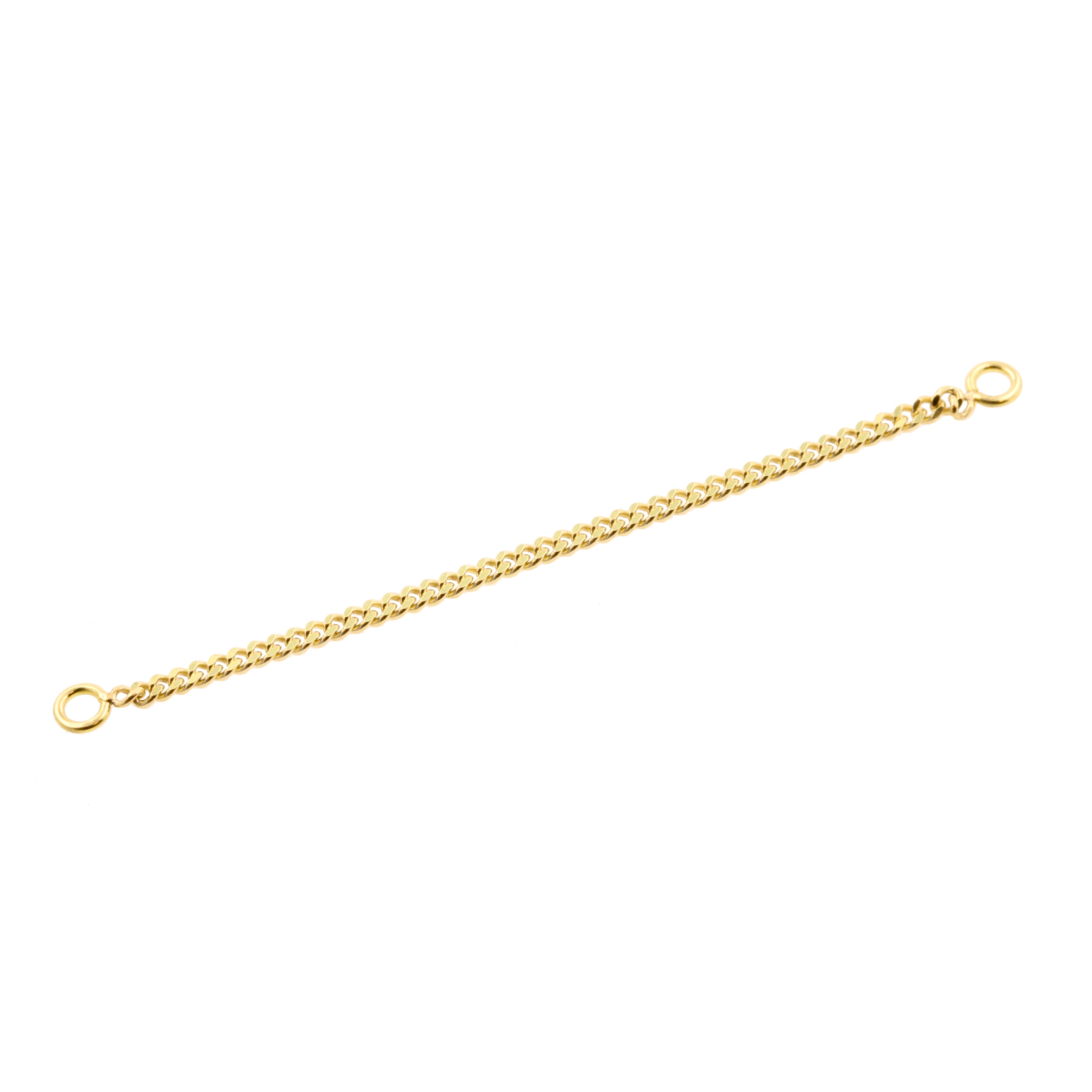 18 Karat Gold Piercing Chain - Flat