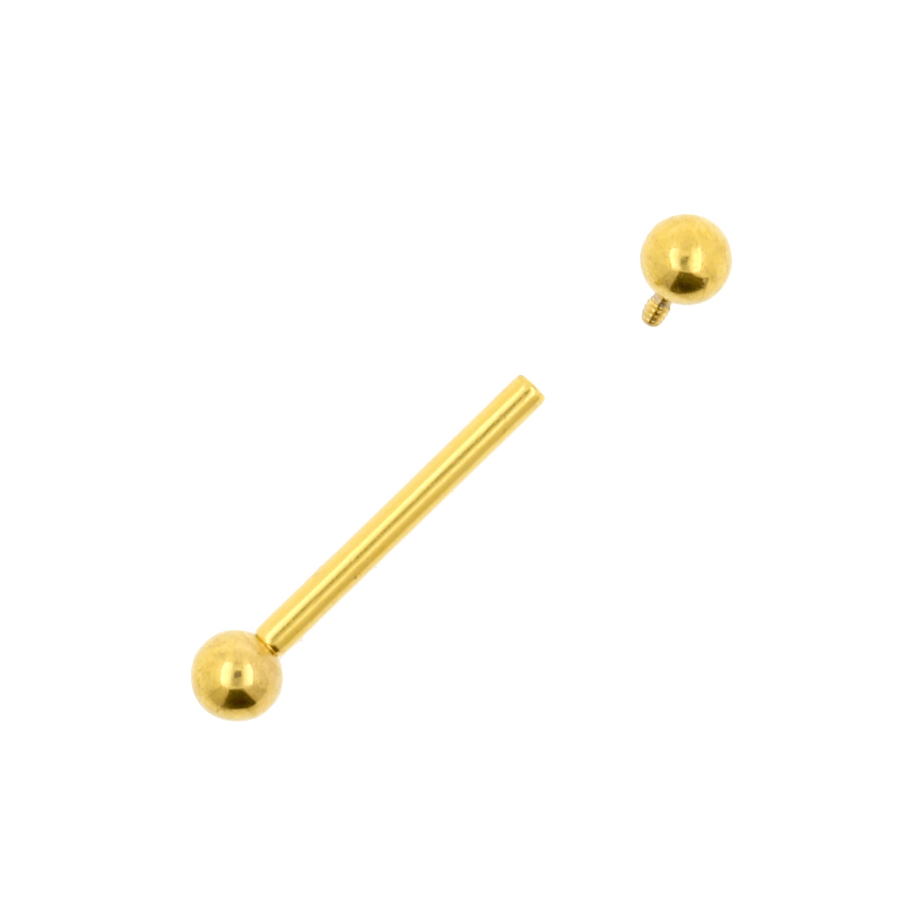 Titanium Barbell  Gold