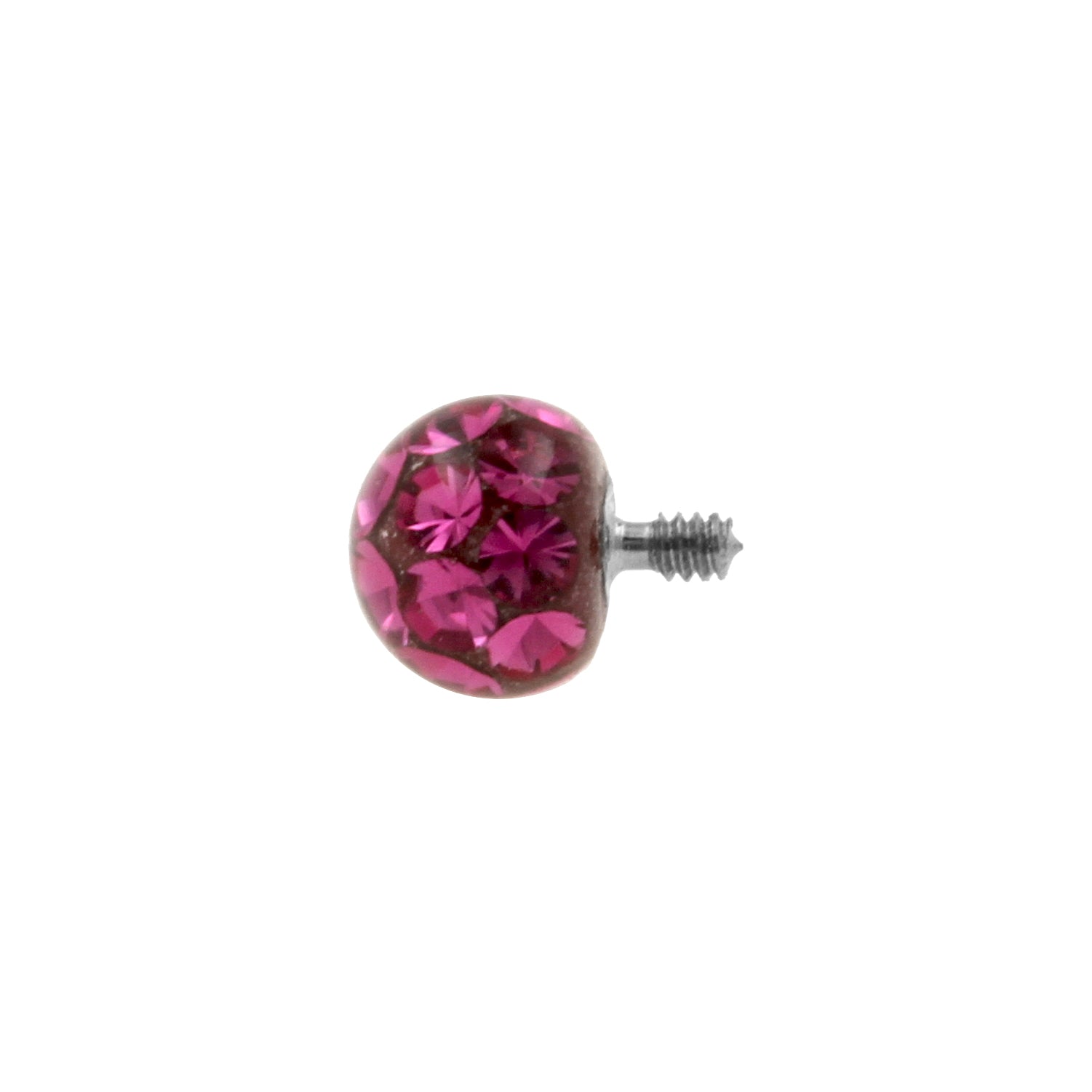 Titanium Multi-Jewelled Balletje Fuchsia