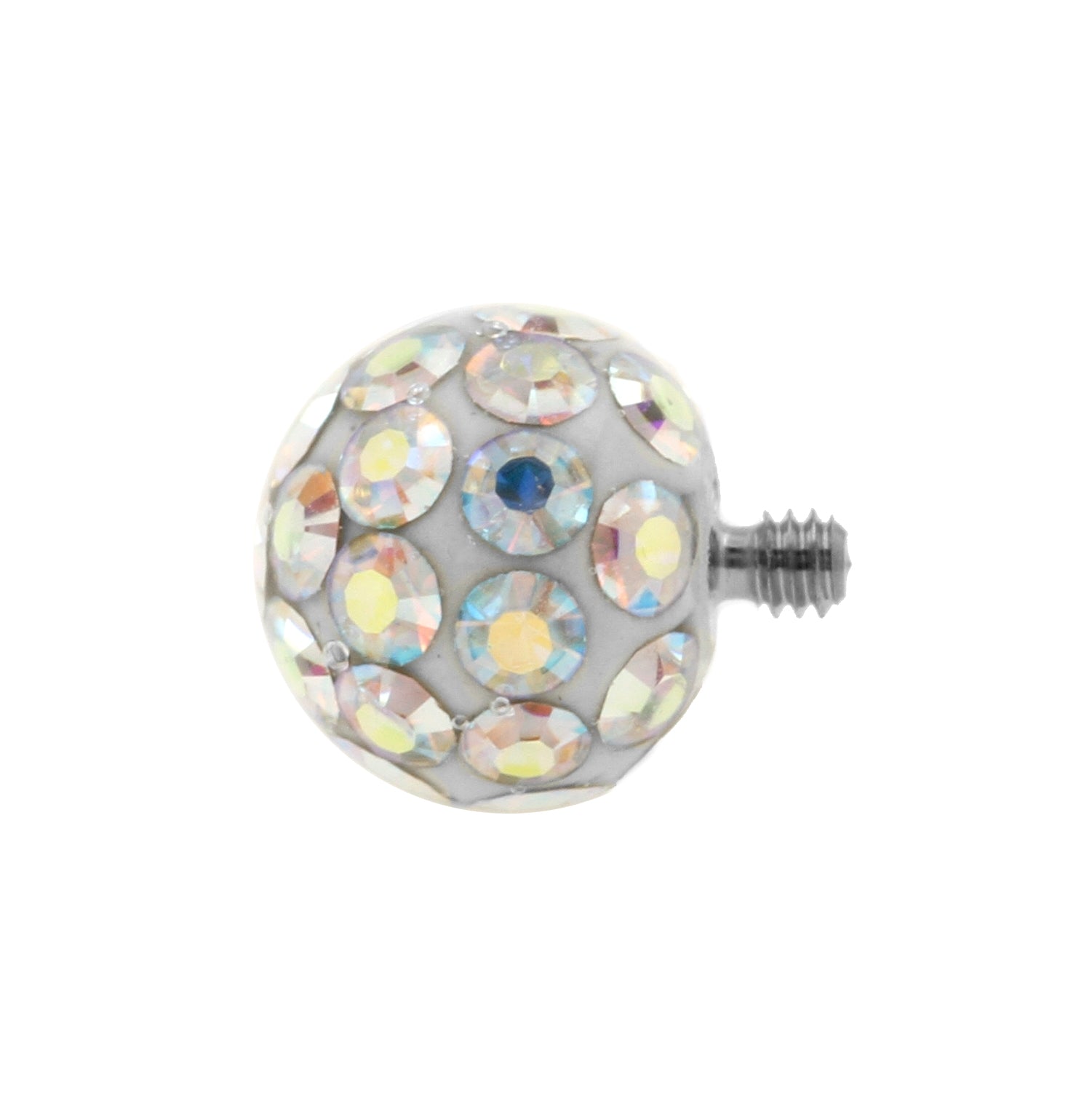 Titanium Multi-Jewelled Ball Crystal AB