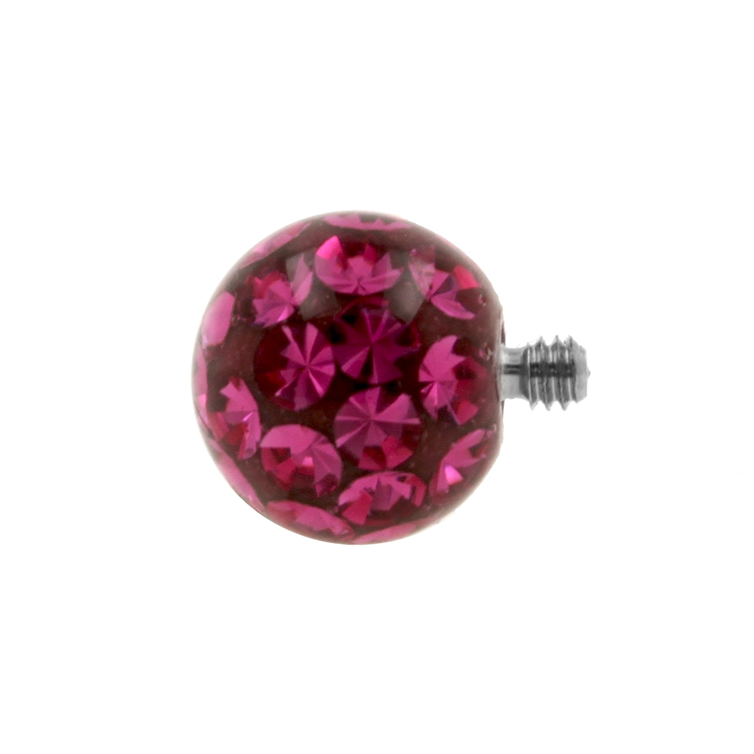 Titanium Multi-Jewelled Ball Fuchsia