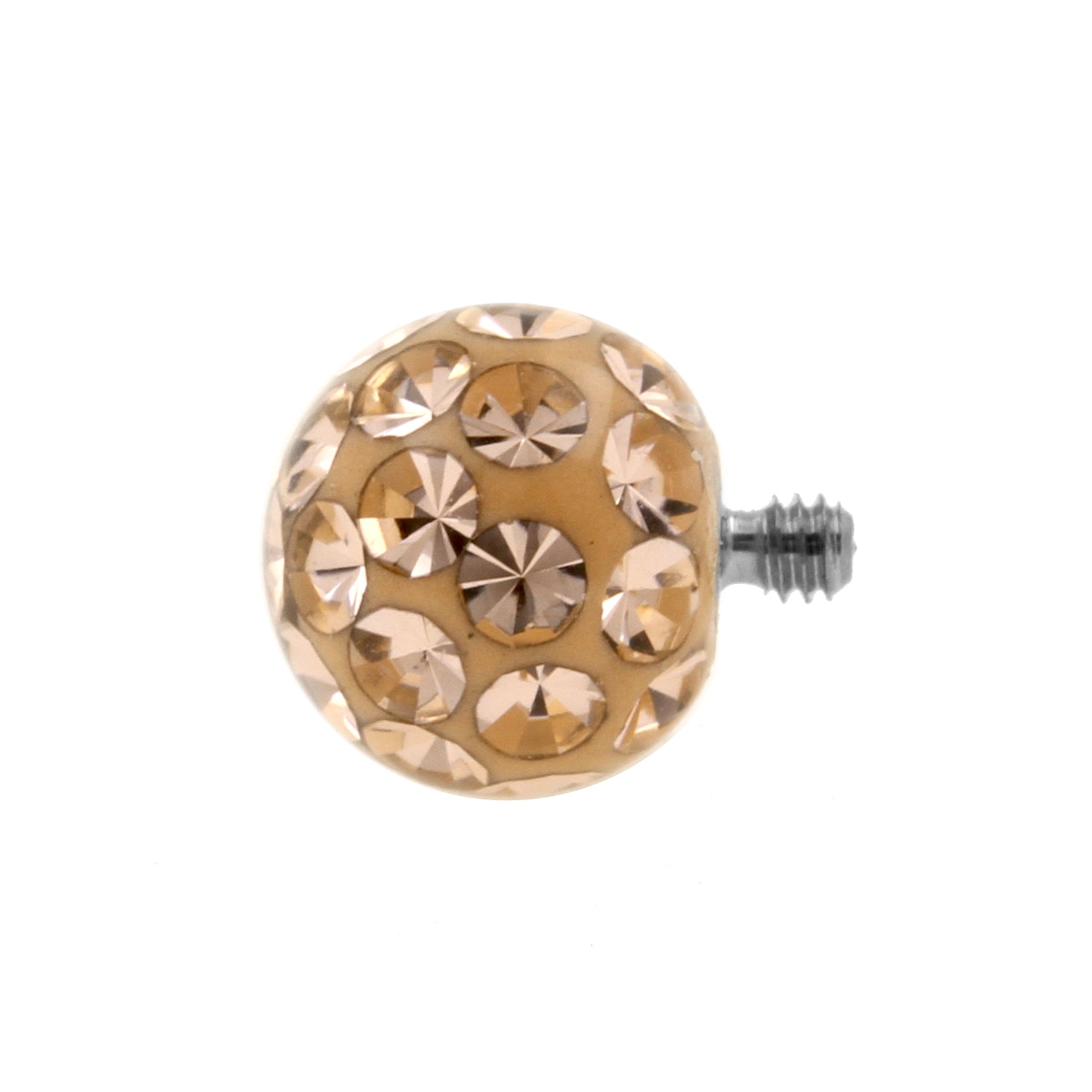 Titanium Multi-Jewelled Ball Light Peach