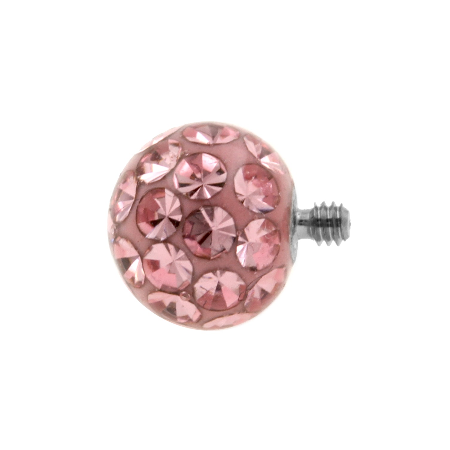 Titanium Multi-Jewelled Balletje Light Rose