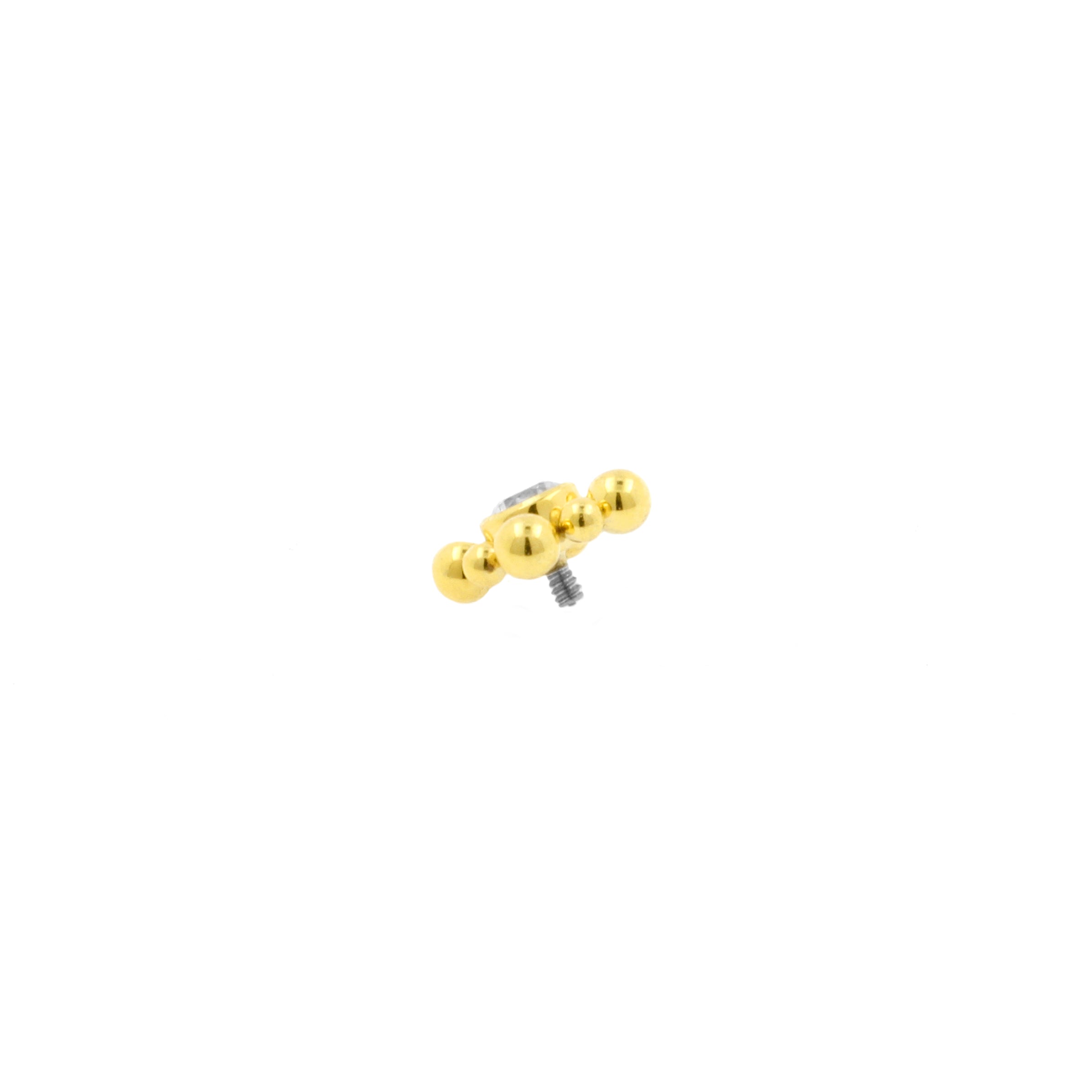 Titanium Zirconia Cluster - Gold