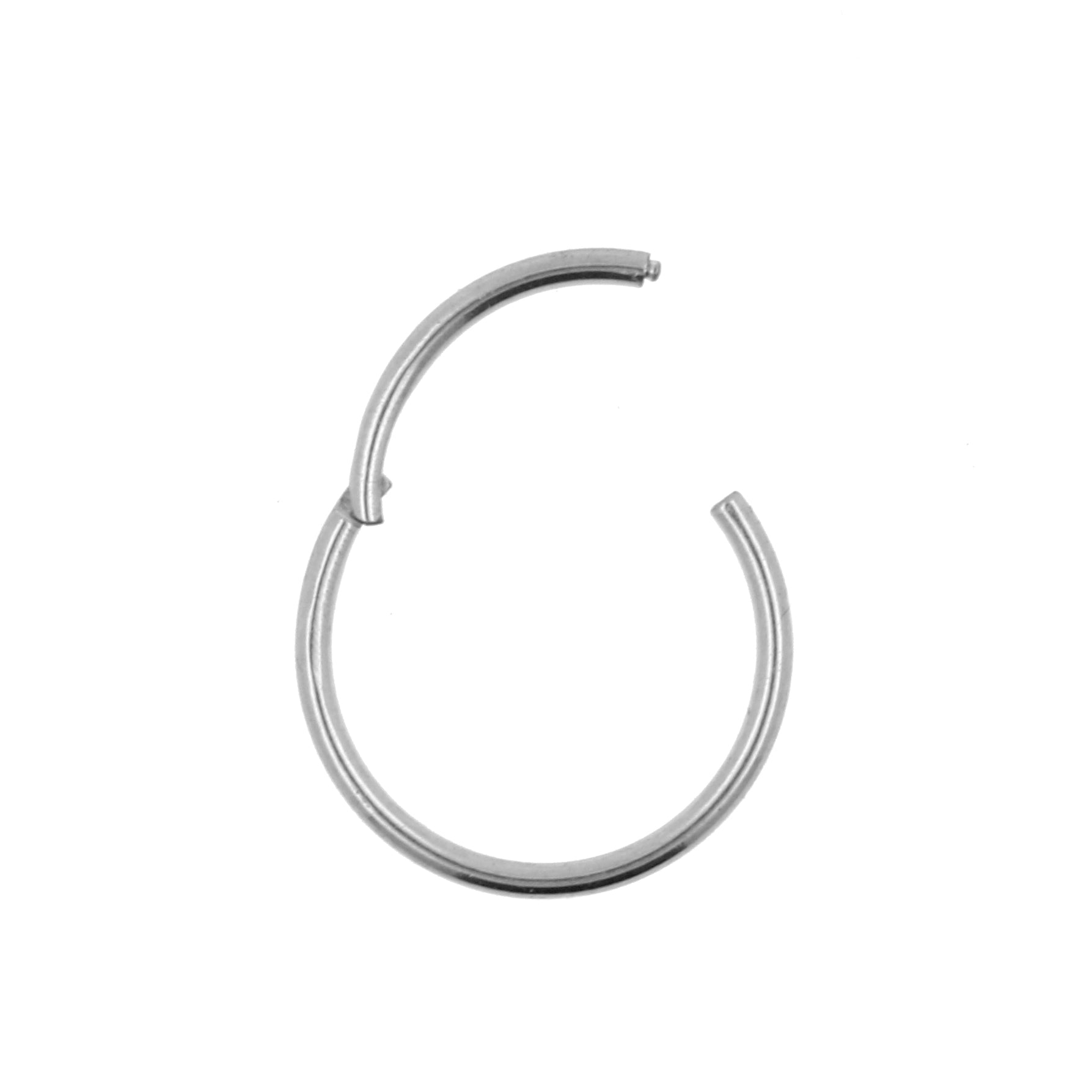 Titanium Click Ring Zilver