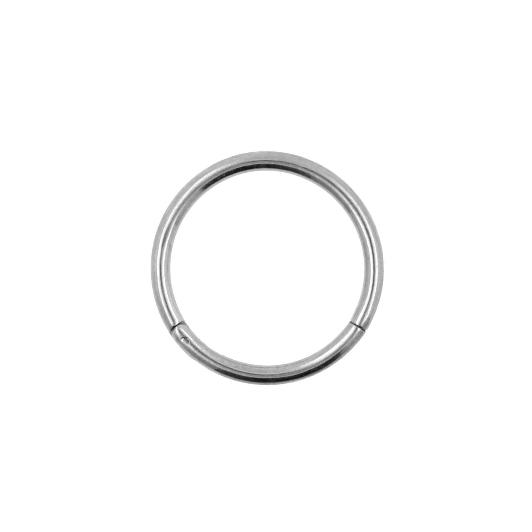 Titanium Click Ring Silver