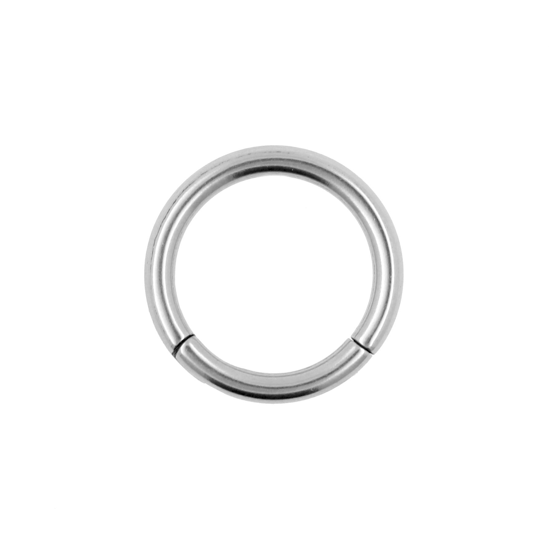 Titanium Click Ring Silver