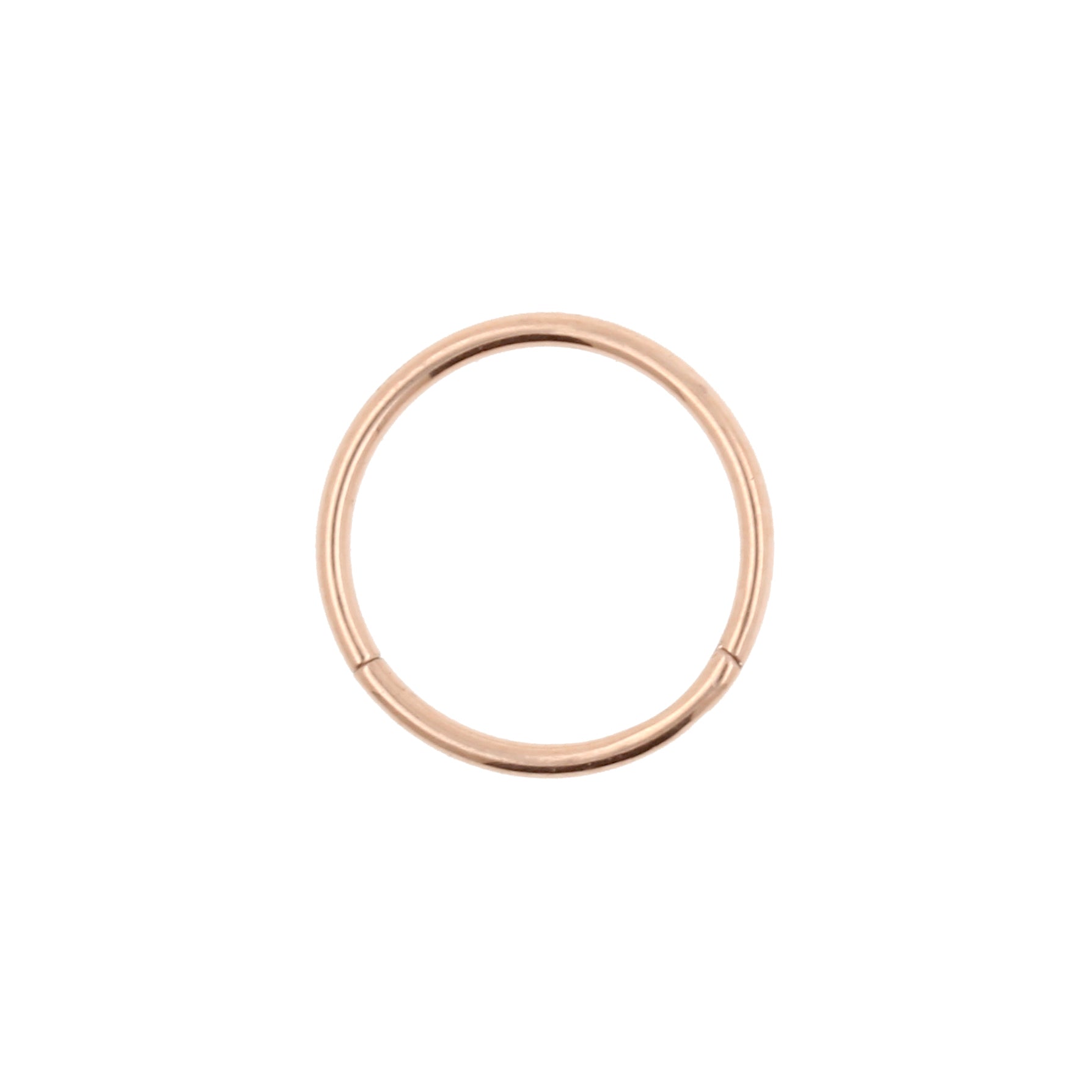 Titanium Click Ring Rose Gold