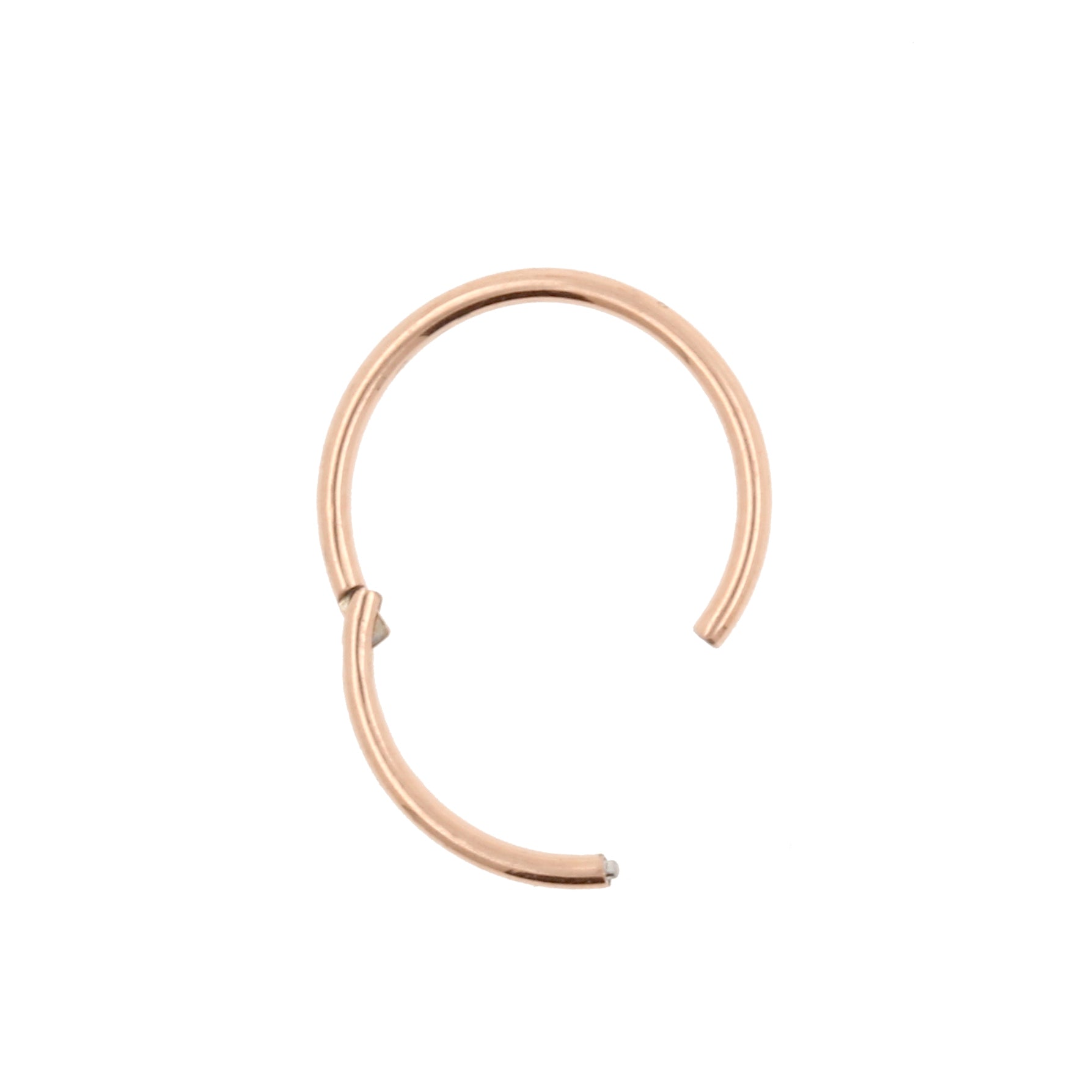 Titanium Click Ring Rose Gold