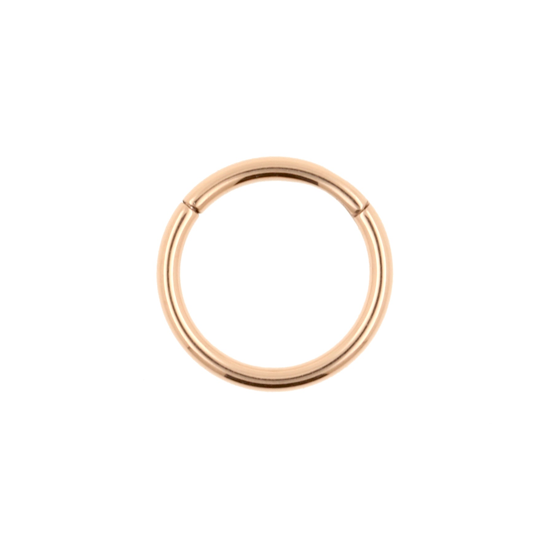 Titanium Click Ring Rose Gold