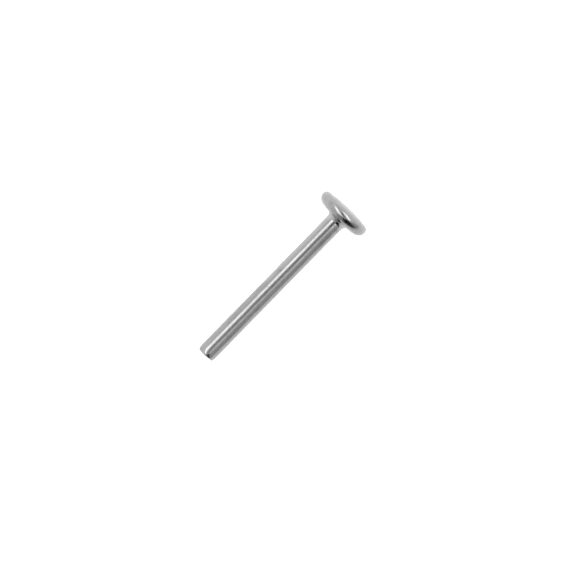 Titanium Labret Stud - Silver