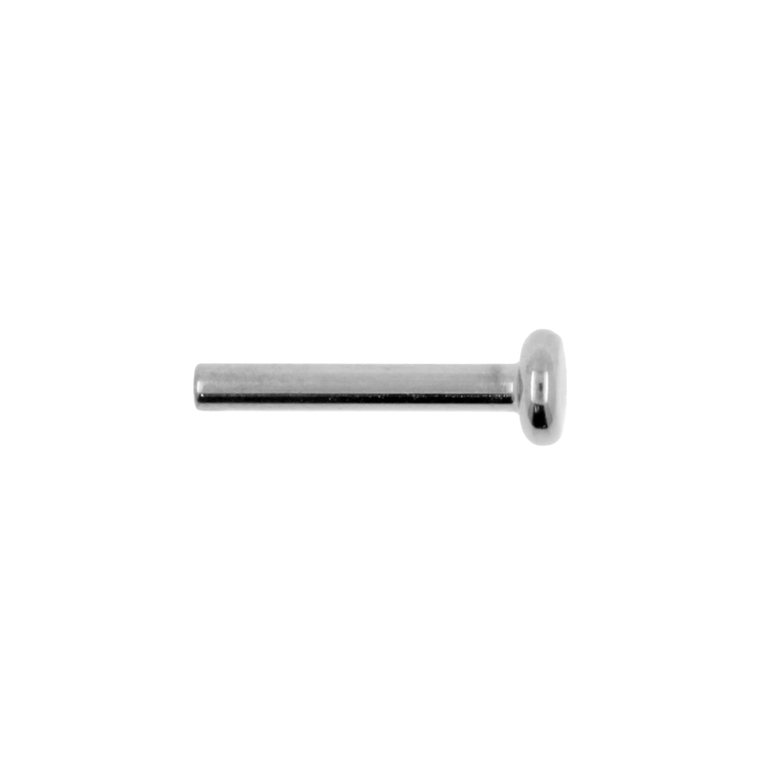 Titanium Labret Stud - Silver