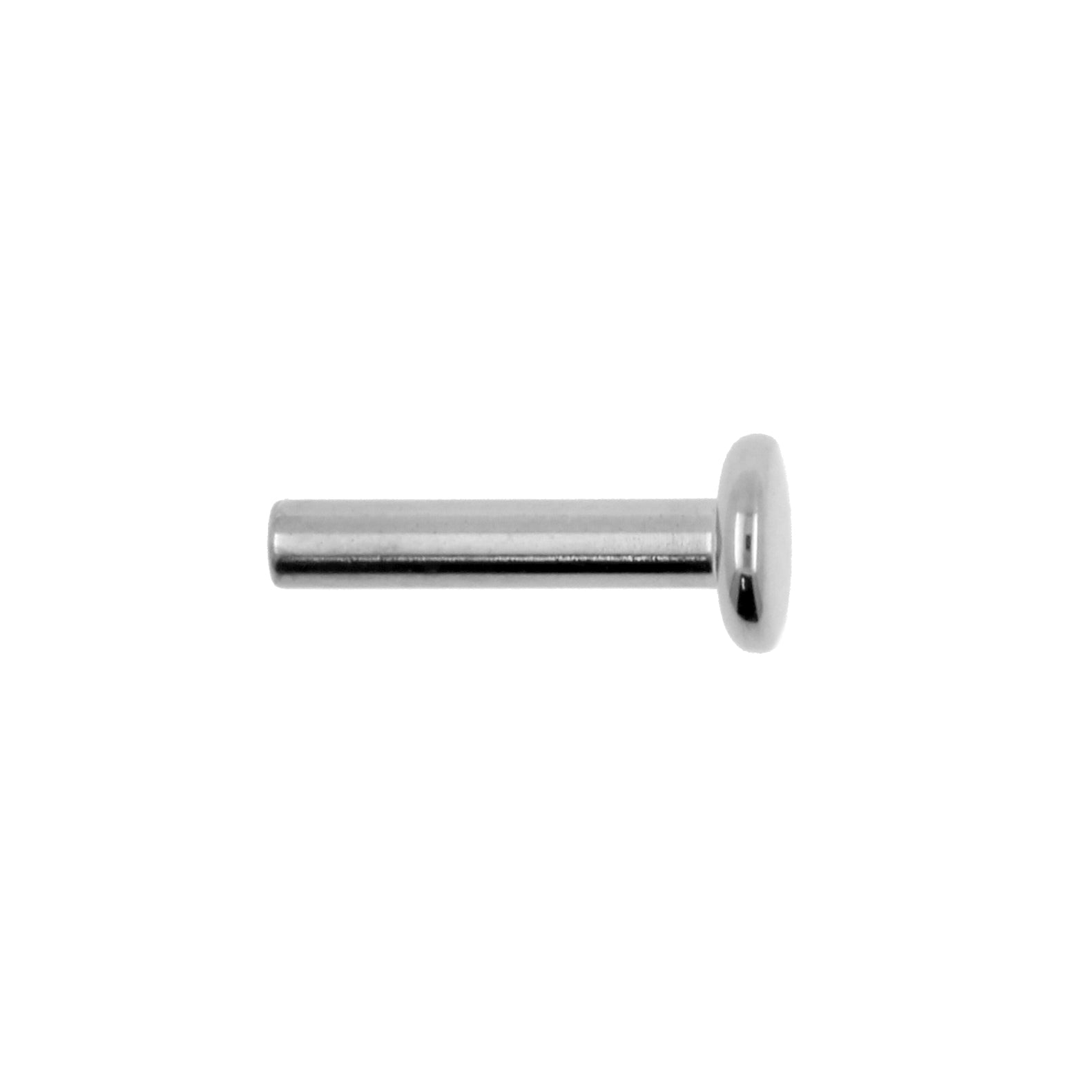 Titanium Labret Stud - Silver