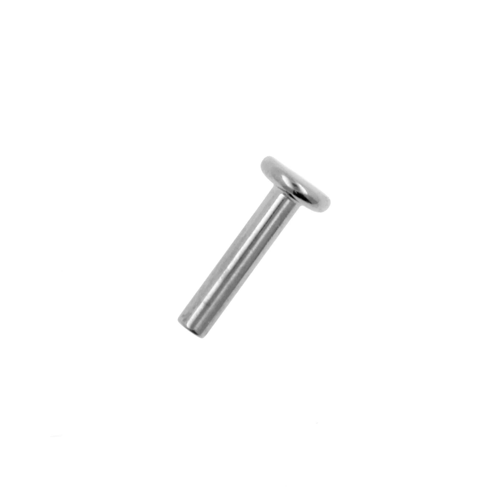 Titanium Labret Stud - Silver