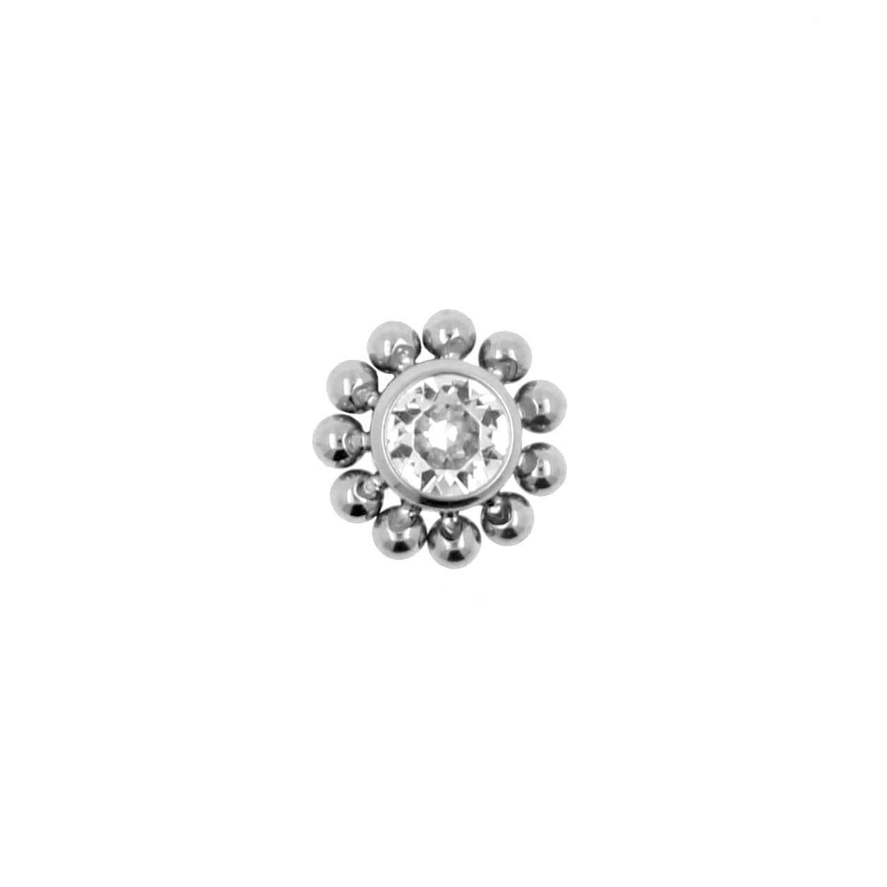 Titanium Zirconia Cluster - Silver