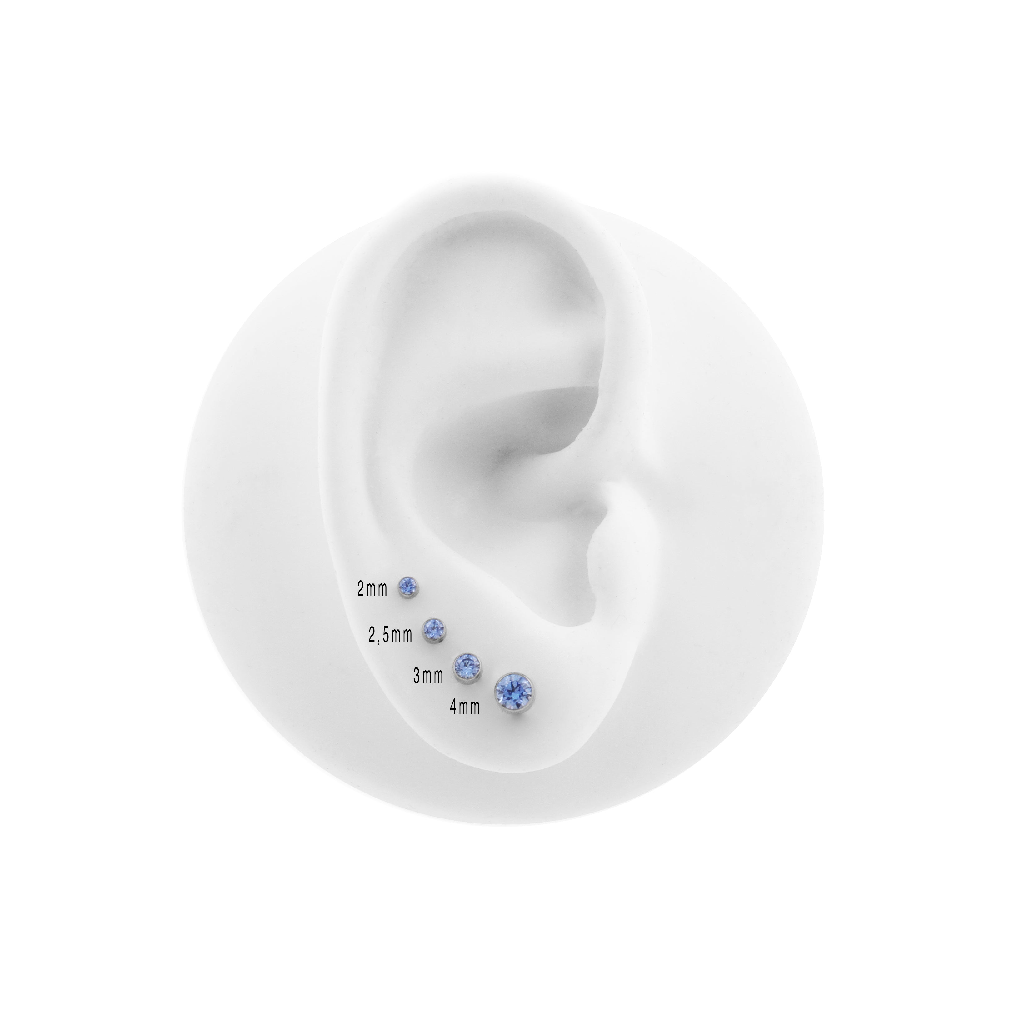 Titanium Zirconia Disc - Blue