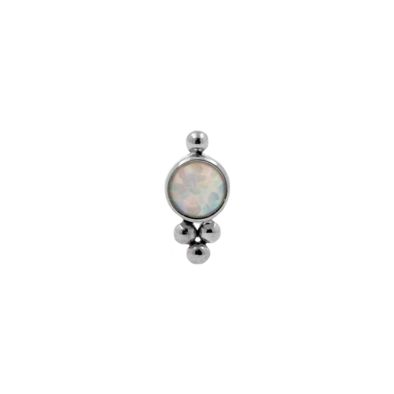 Titanium Opal Cluster - White Opal