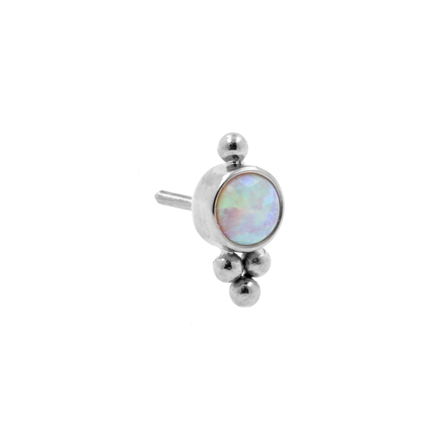 Titanium Opal Cluster - Pink Opal