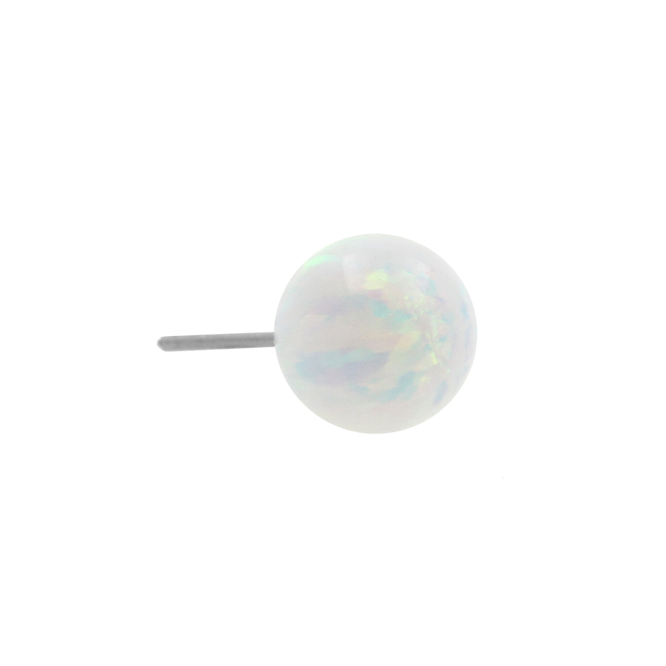 Titanium Opal Ball - White Opal