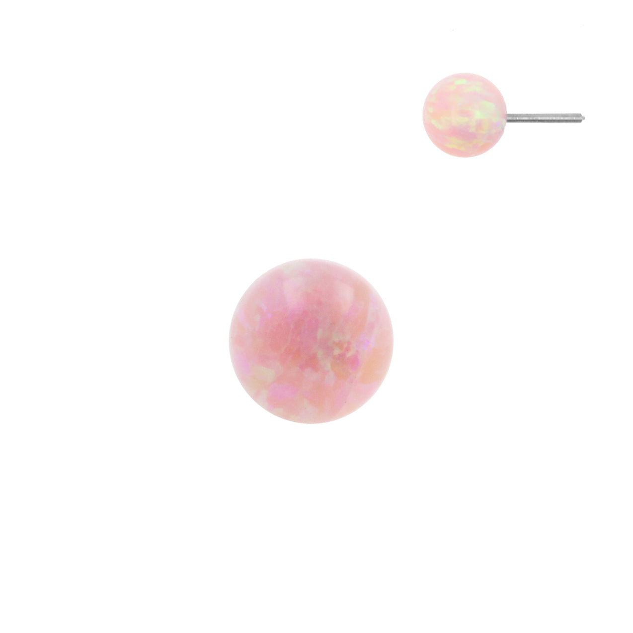 Titanium Opal Ball - Pink Opal