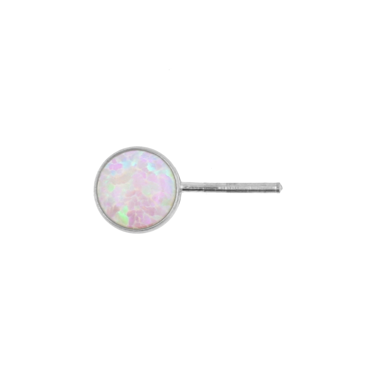 Titanium Opaal Disc 90 graden - Pink Opal