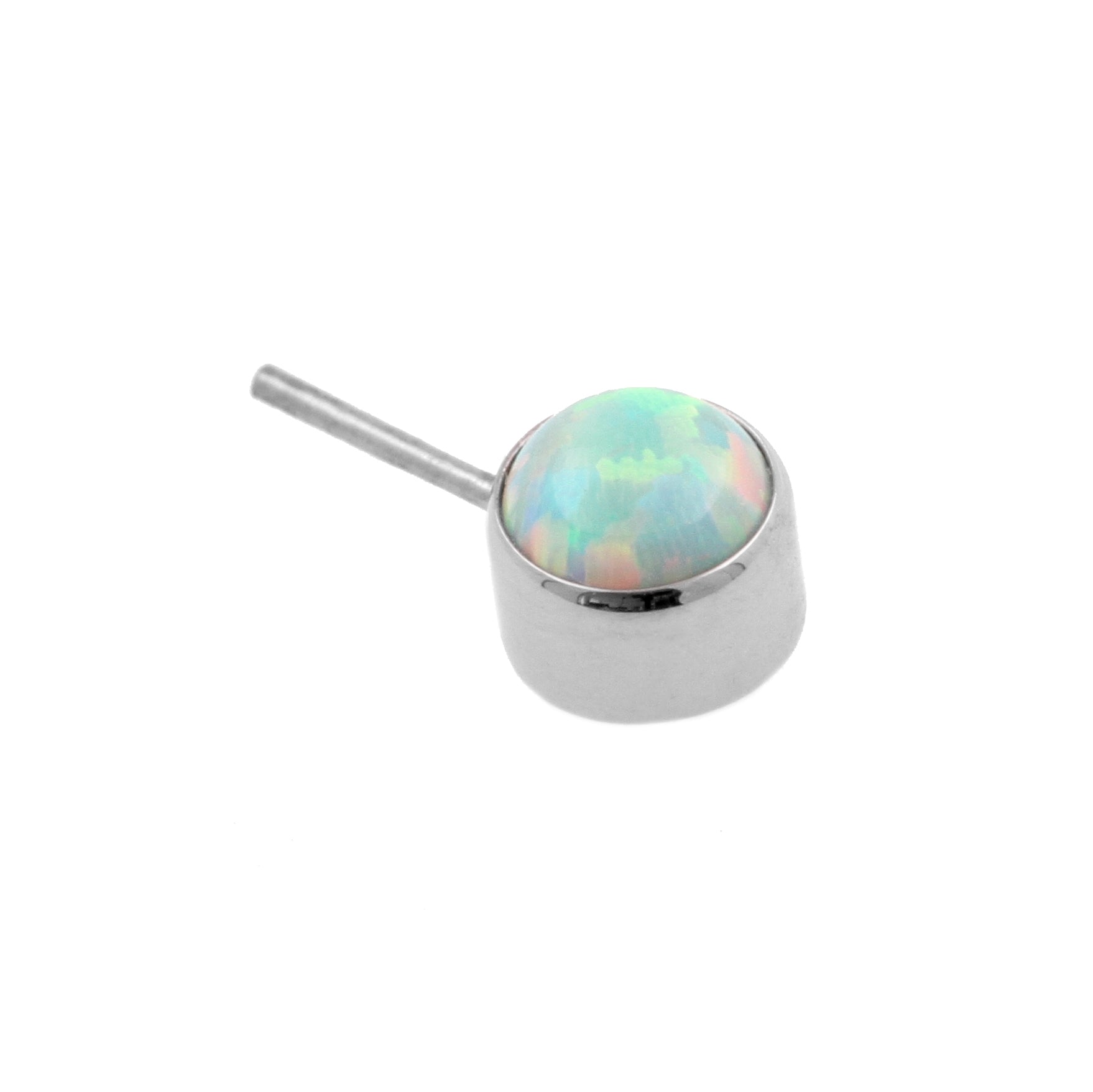 Titanium Opaal Disc 90 graden - Light Green Opal