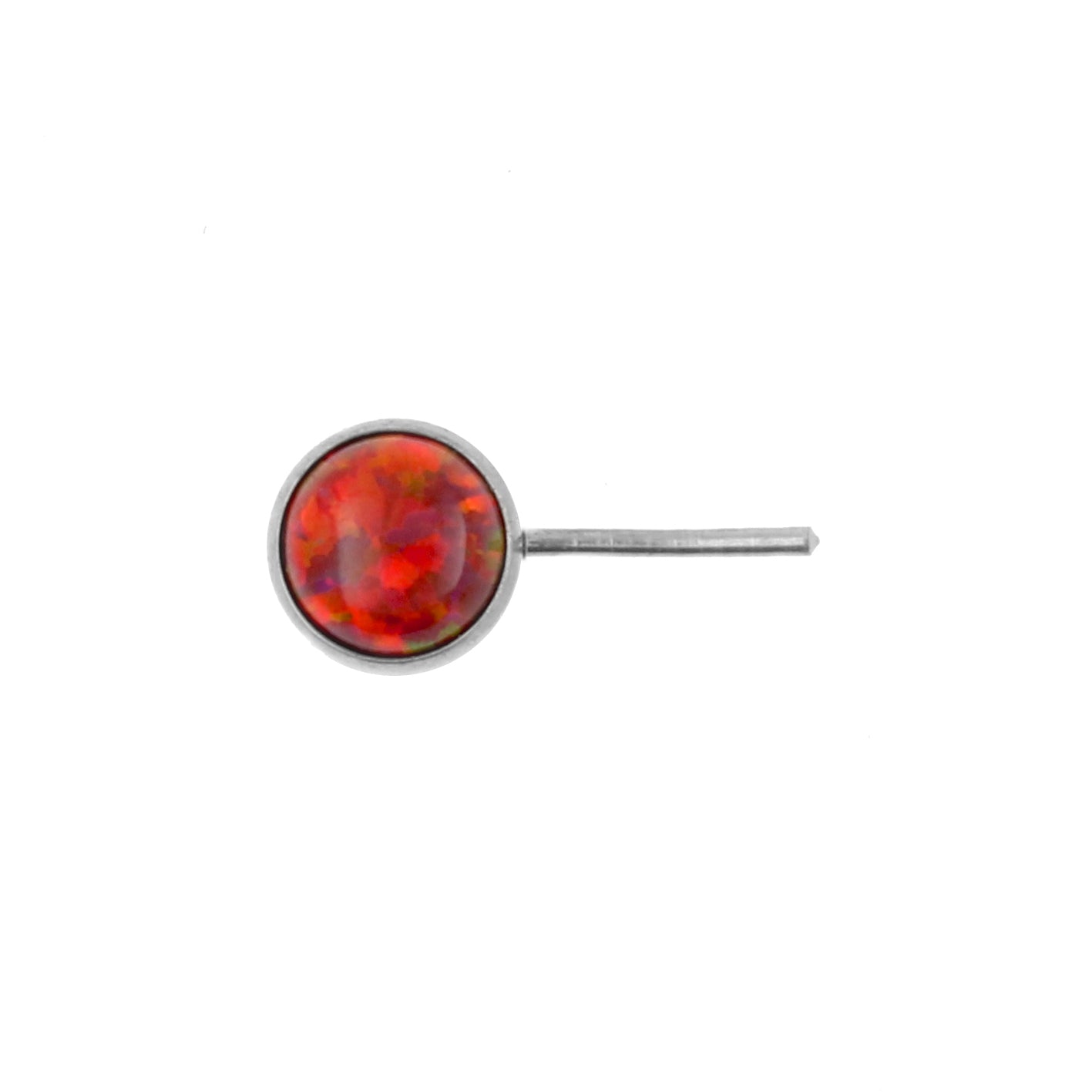 Titanium Opaal Disc 90 graden - Red Opal