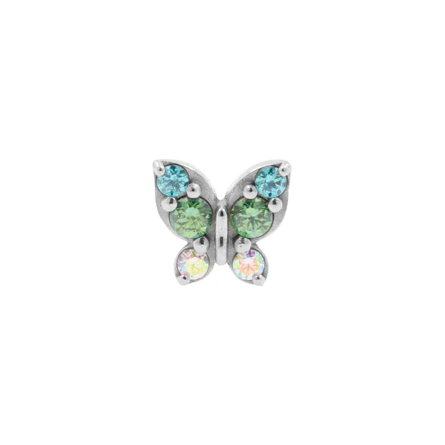 Nickel-Free Stainless Steel Butterfly Attachment - Green