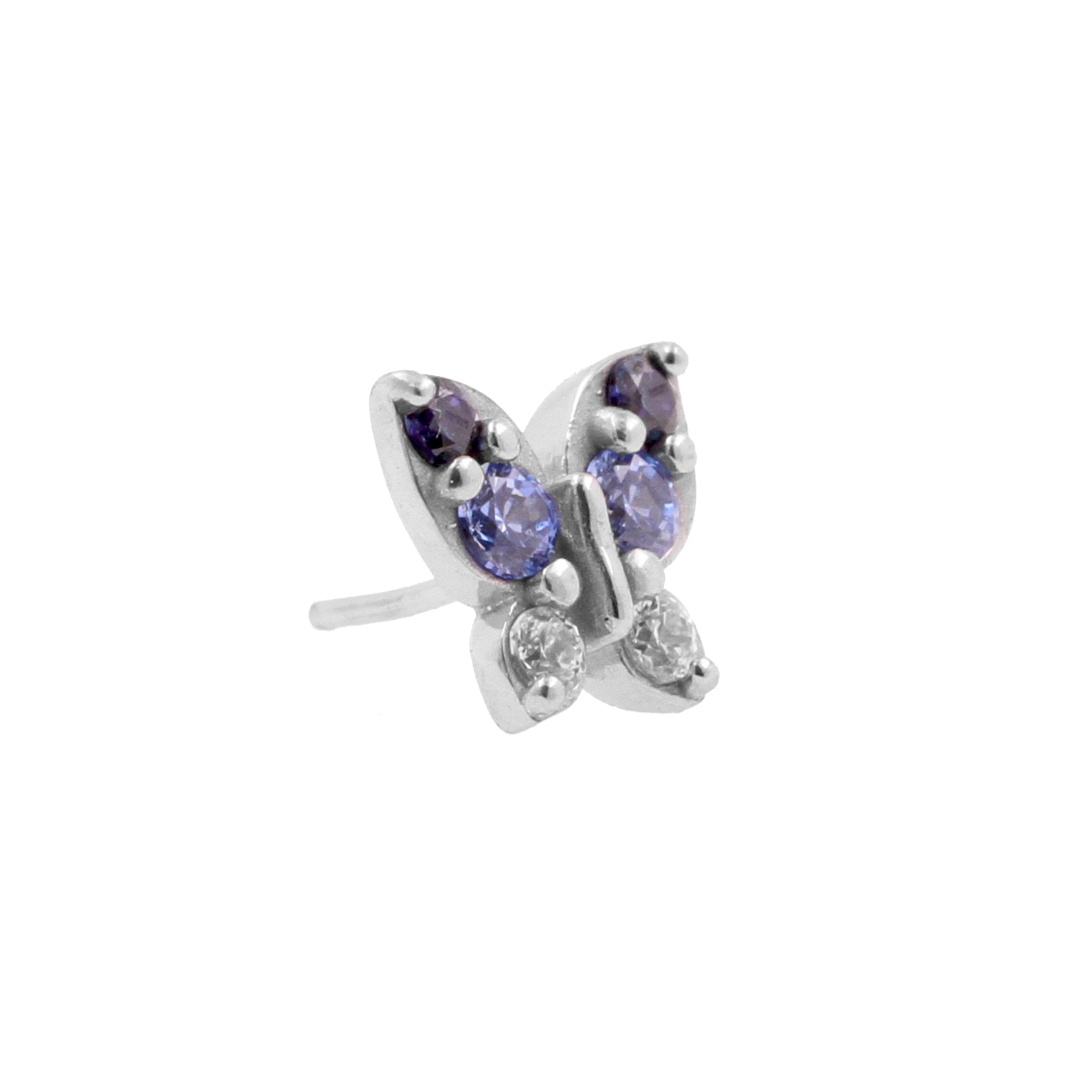 Nickel-Free Stainless Steel Butterfly Attachment - Blue