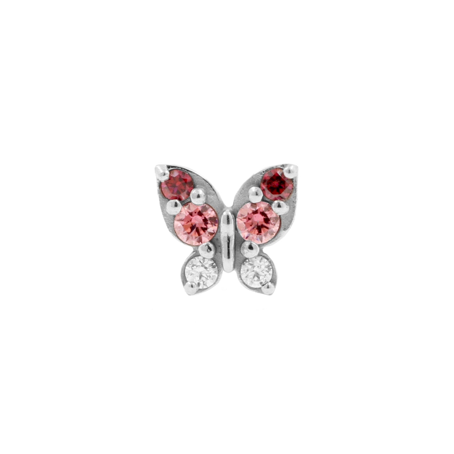 Nickel-Free Stainless Steel Butterfly Attachment - Red