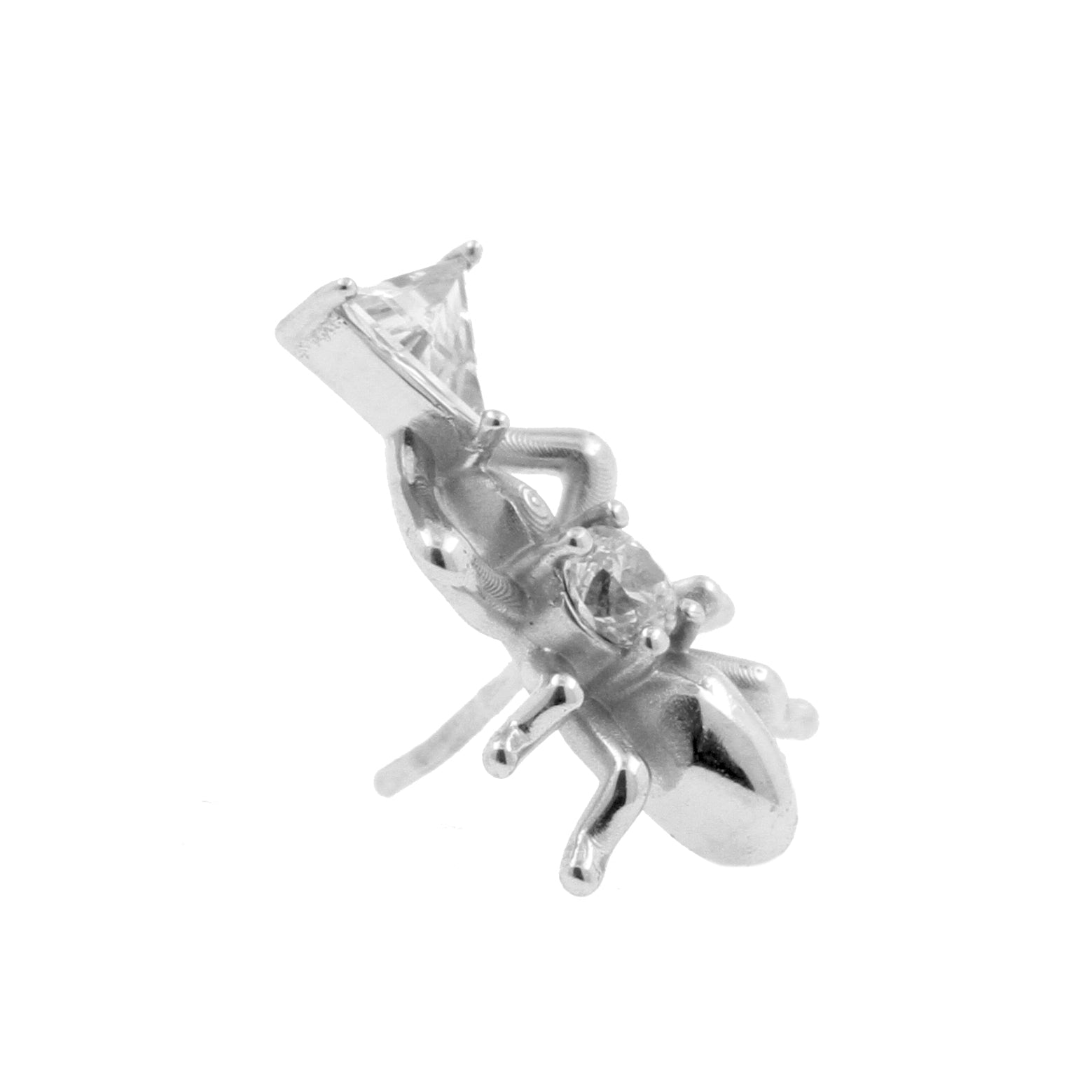 Nickel-Free Stainless Steel Triangle Beetle Attachment - Silver