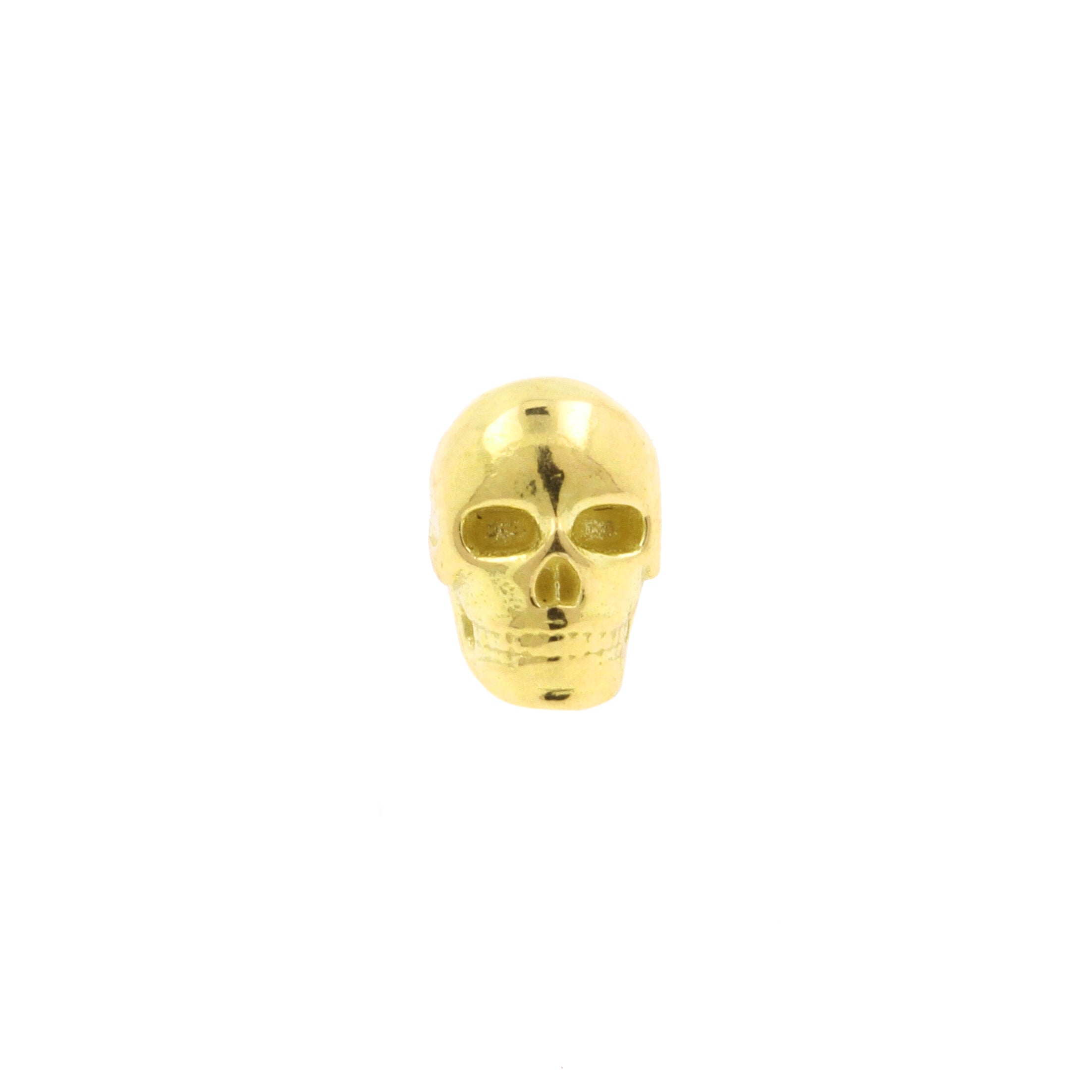 18 Karat Gold Skull