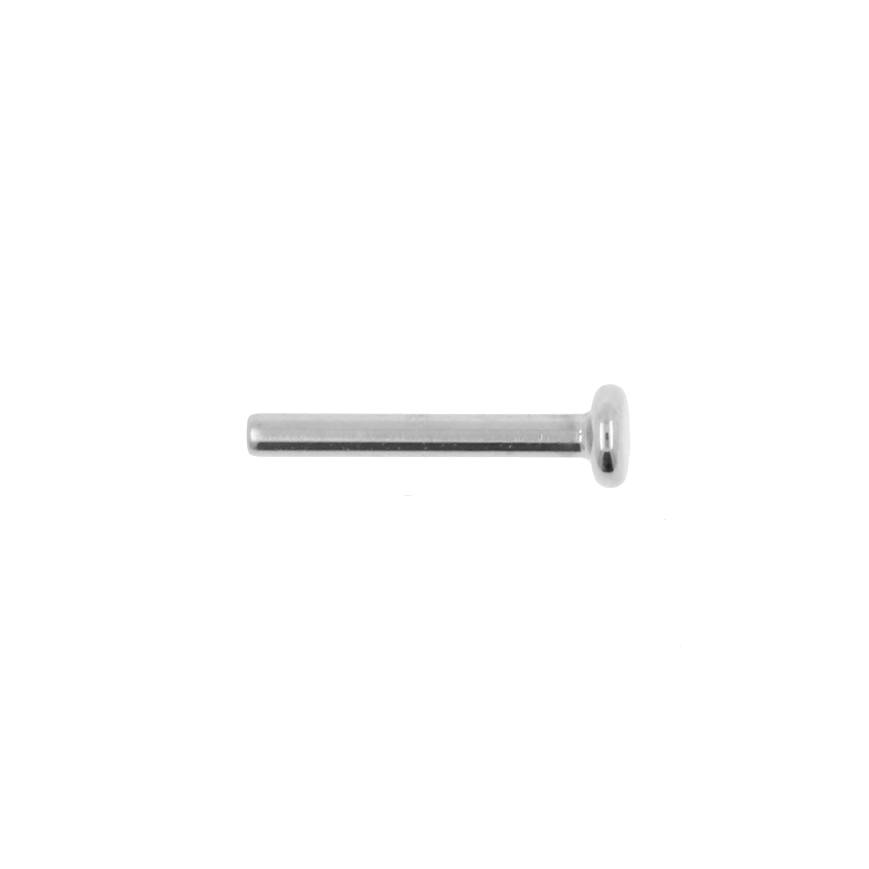 Titanium-Niobium Titanium-Niobium Labret Stud - Silver