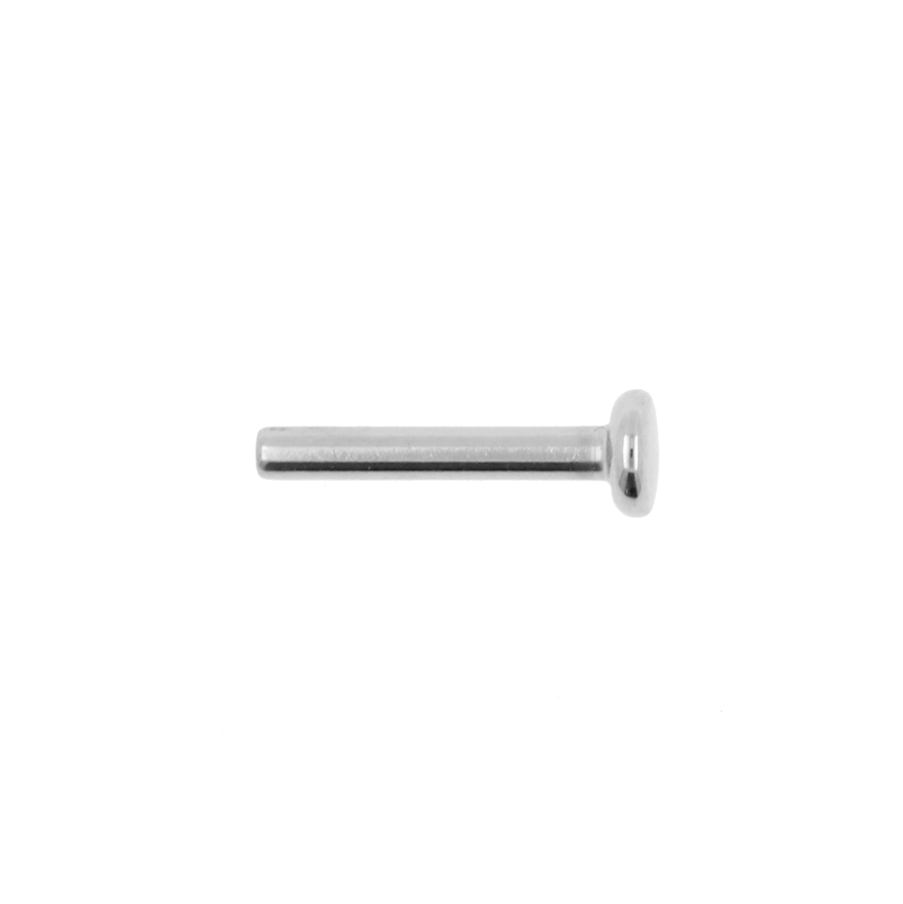 Titanium-Niobium Titanium-Niobium Labret Stud - Silver