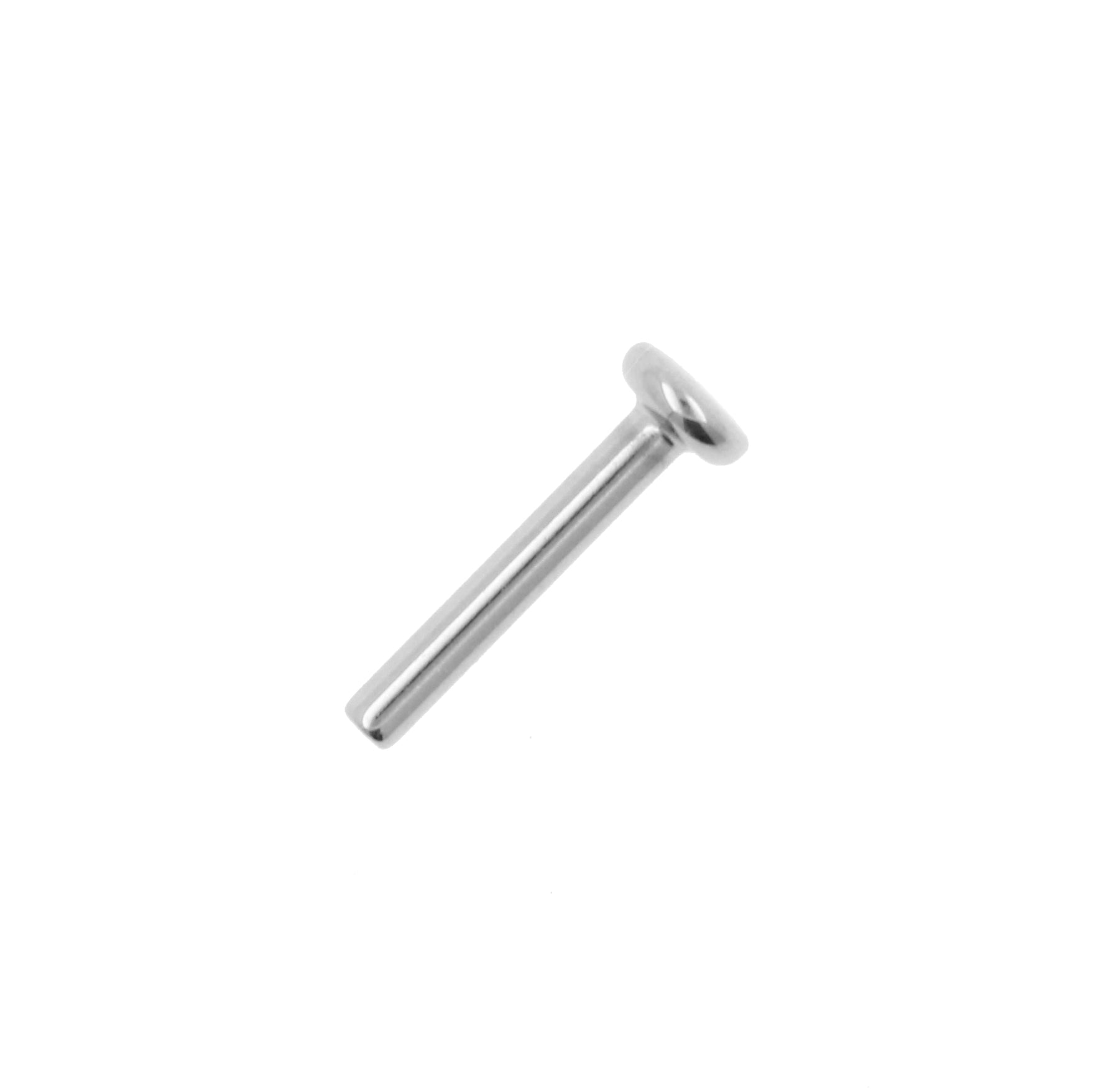 Titanium-Niobium Titanium-Niobium Labret Stud - Silver