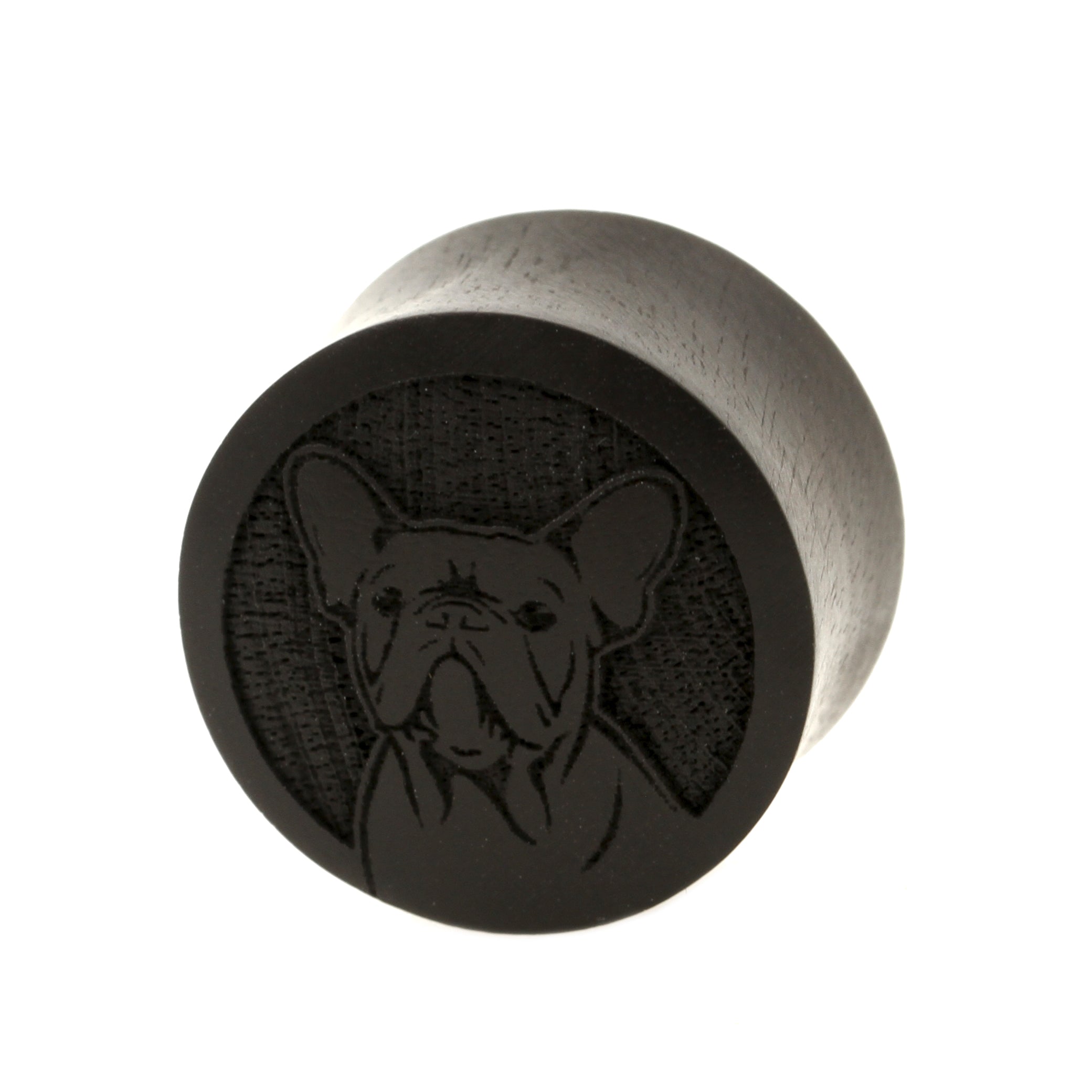 Wood Frenchies Plugs - Areng Black