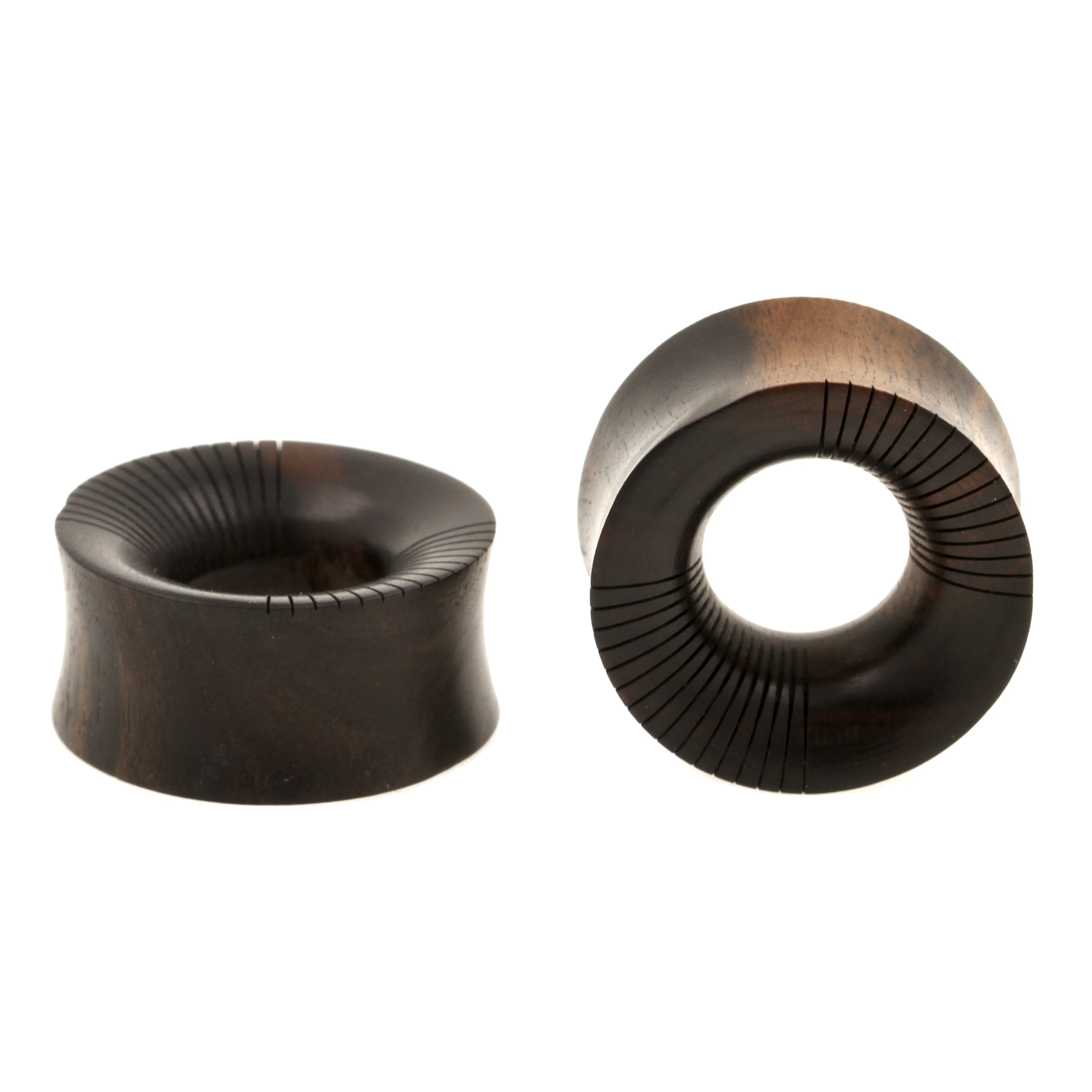 Wood Striped Tunnels - Areng Black