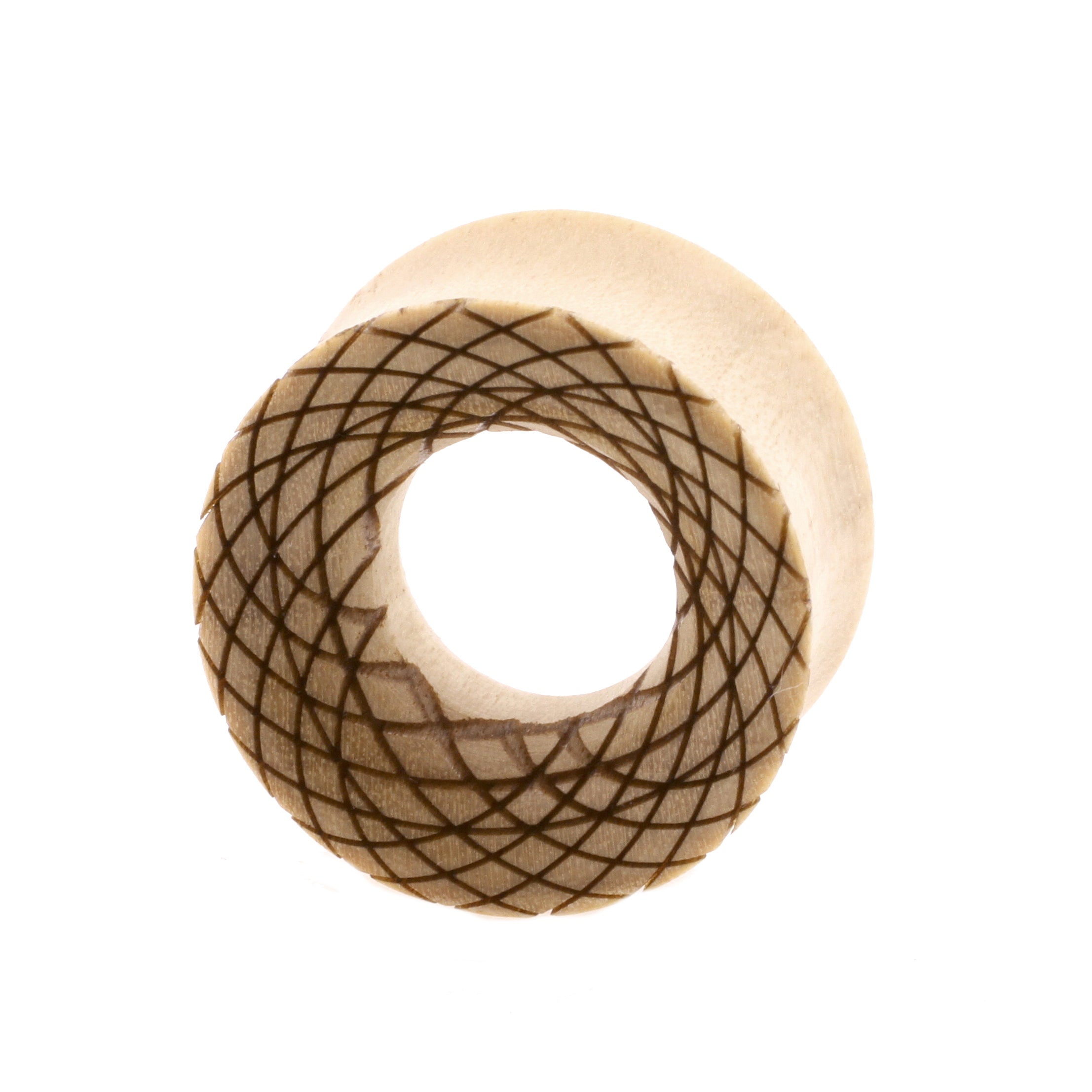 Wood Snakeskin Tunnels - Crocodile Light Brown